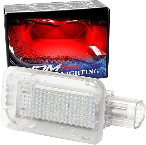 iJDMTOY Conjunto de luz LED para maletero de 2 W, de alta potencia, color rojo brillante, para área de carga, compatible con Honda, compatible con