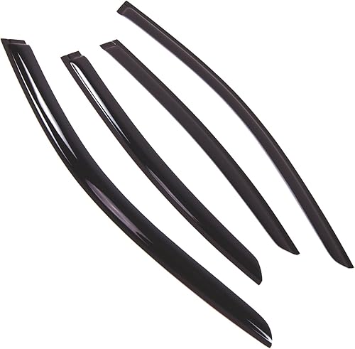 Protector de lluvia para ventana de automóvil, viseras de montaje exterior, deflectores de ventana lateral automática, protectores de lluvia