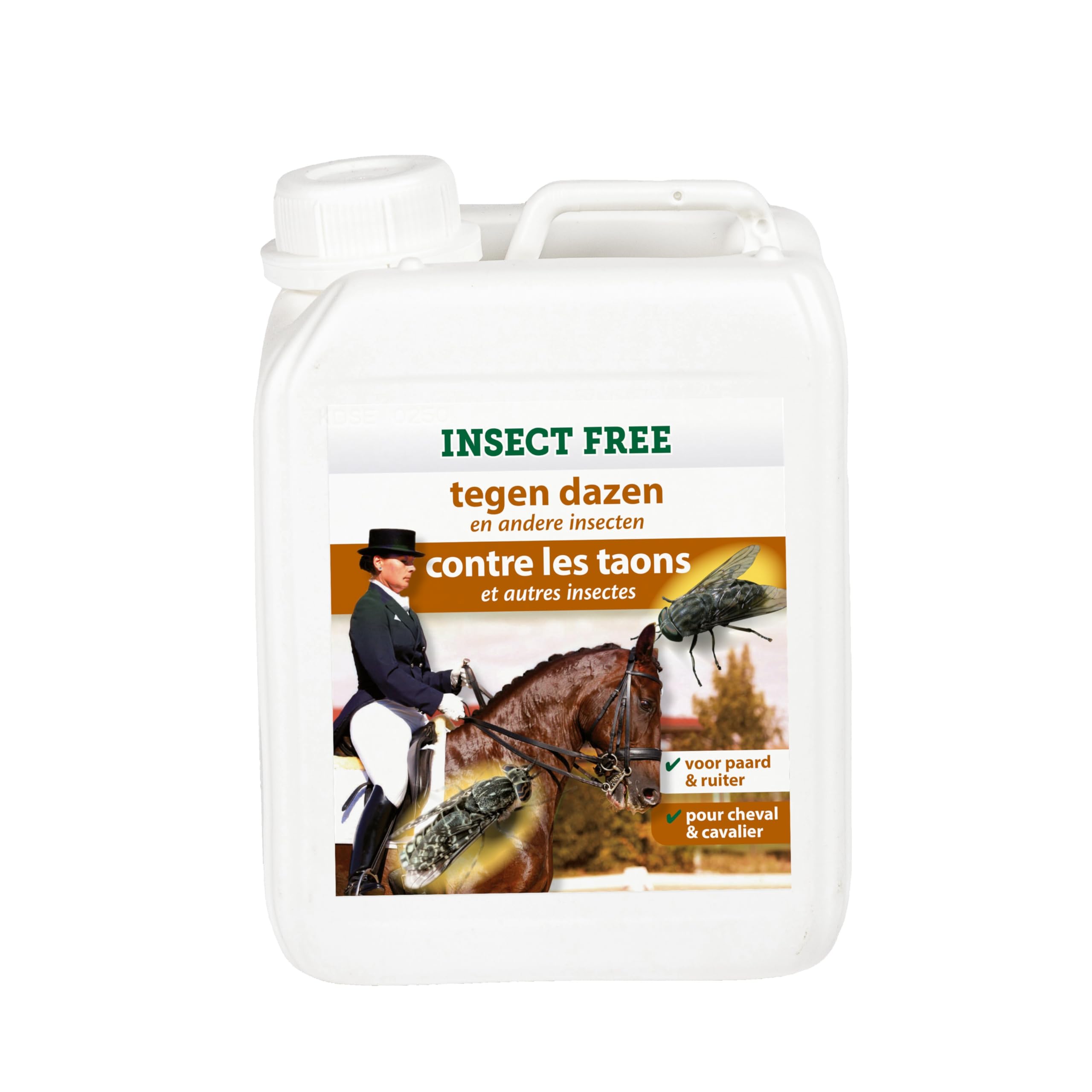 BSI Insect Free A l'Icaridine Contre Les Taons Moustiques Mouches Bidon Jusqu'à 24H 2,50l