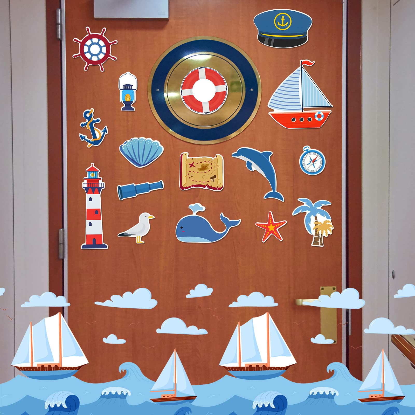 6 Pieces Cruise Door Magnets Decorations Cruise Door Decor - View #8