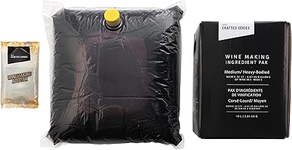 ABC Crafted Series Red Wine Making Kit | Pinot Noir Wine Making Kit |10 Liter Premium DIY Brew Kit| (Pinot Noir, Medium-Bodied)