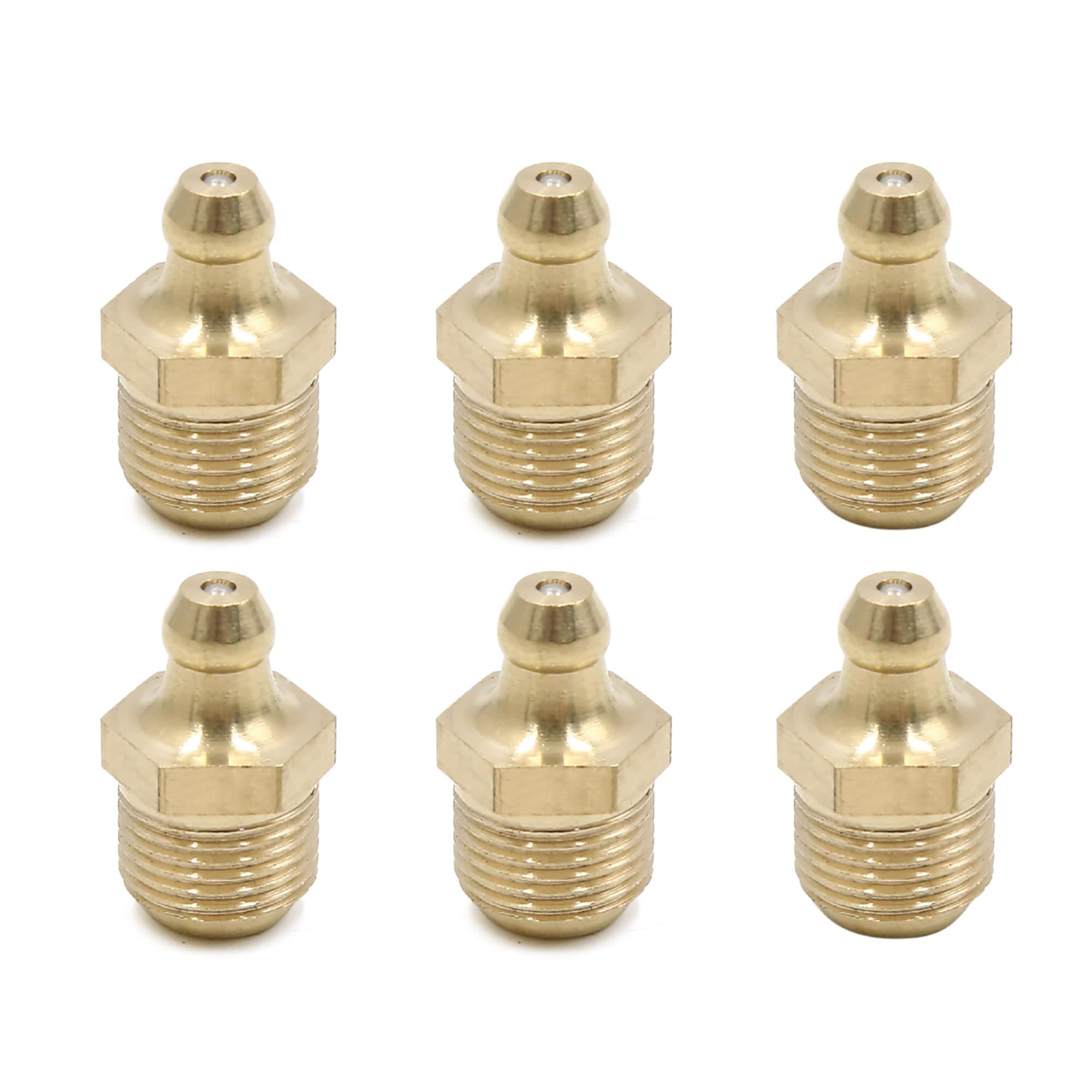 Boquilla de grasa Uxcell a18071000ux0070 con válvula de bola para un flujo de lubricación estanco