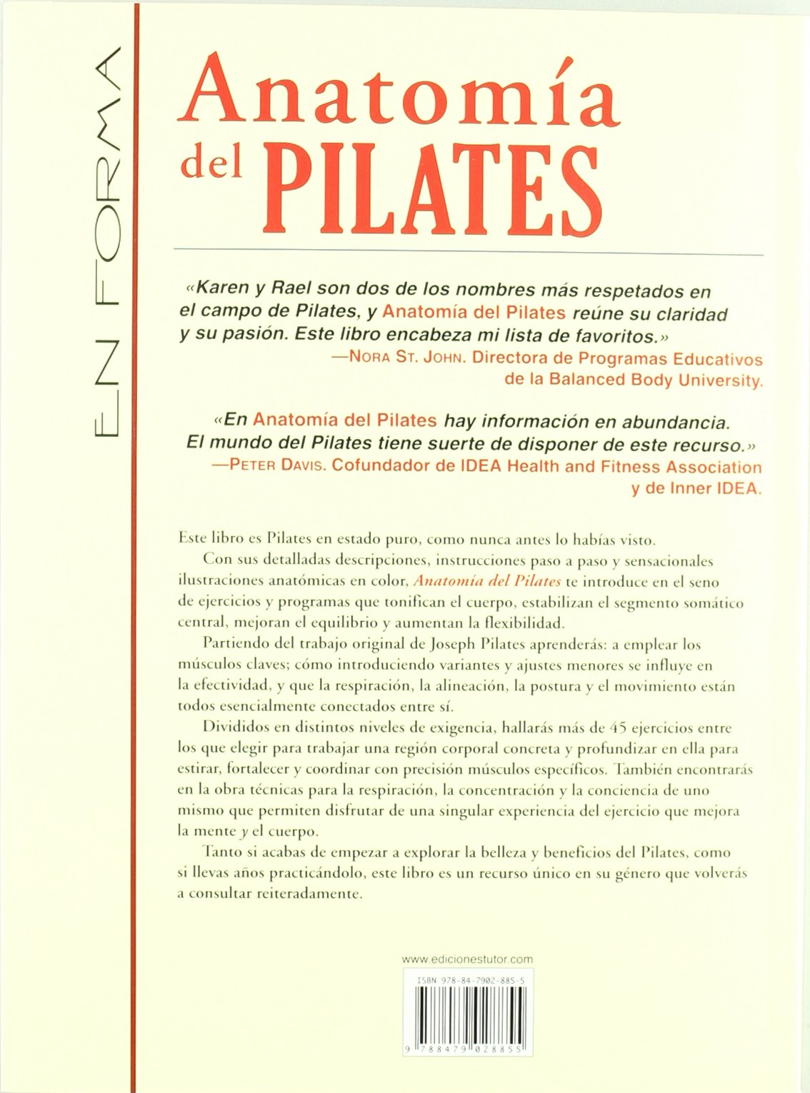 Anatomía del pilates (En Forma / In Shape)