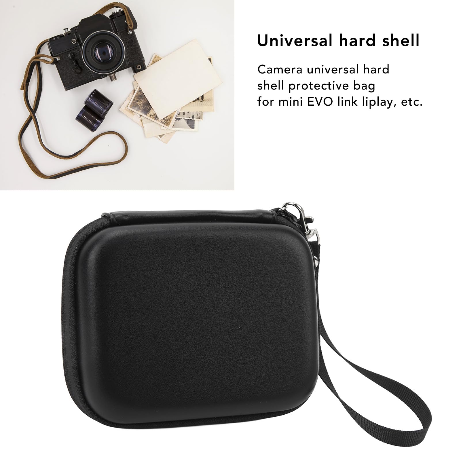 Custodia Rigida EVA Per Fotocamera Istantanea Fujifilm Instax Mini EVO, Link, Link2, Liplay - Blush Oro - 6