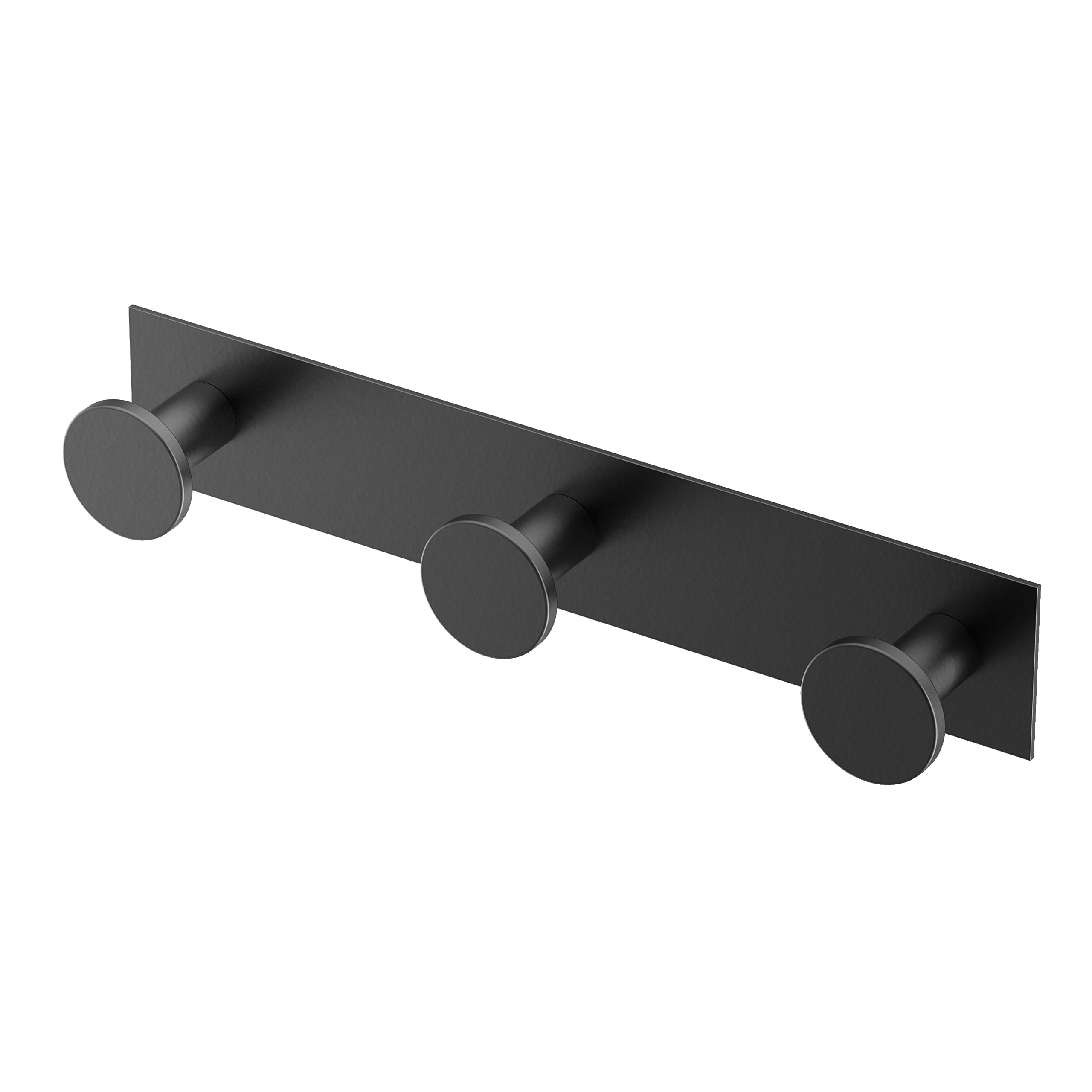 Gatco 1288MX Modern Décor Hook, Matte Black, Triple