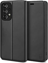 BEZ Case for Samsung A33 5G, Case Compatible with Samsung Galaxy A33 5G Leather Book with Flip and Wallet, Protective Cover with Card Slot and Wallet, Magnetic Closure, Black