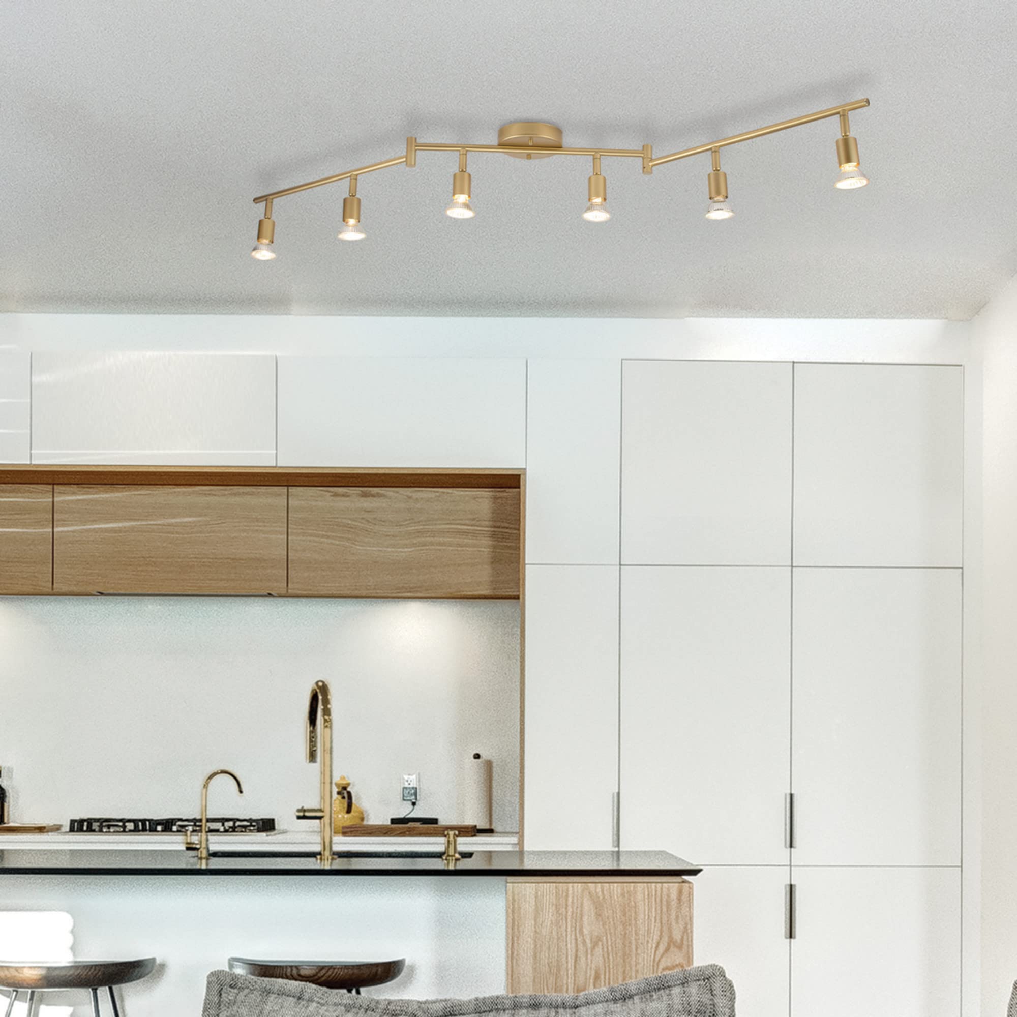 Globe Electric Tempo 5-Light Foldable Track Lighting, Matte Black | The Home Depot Canada - View #10