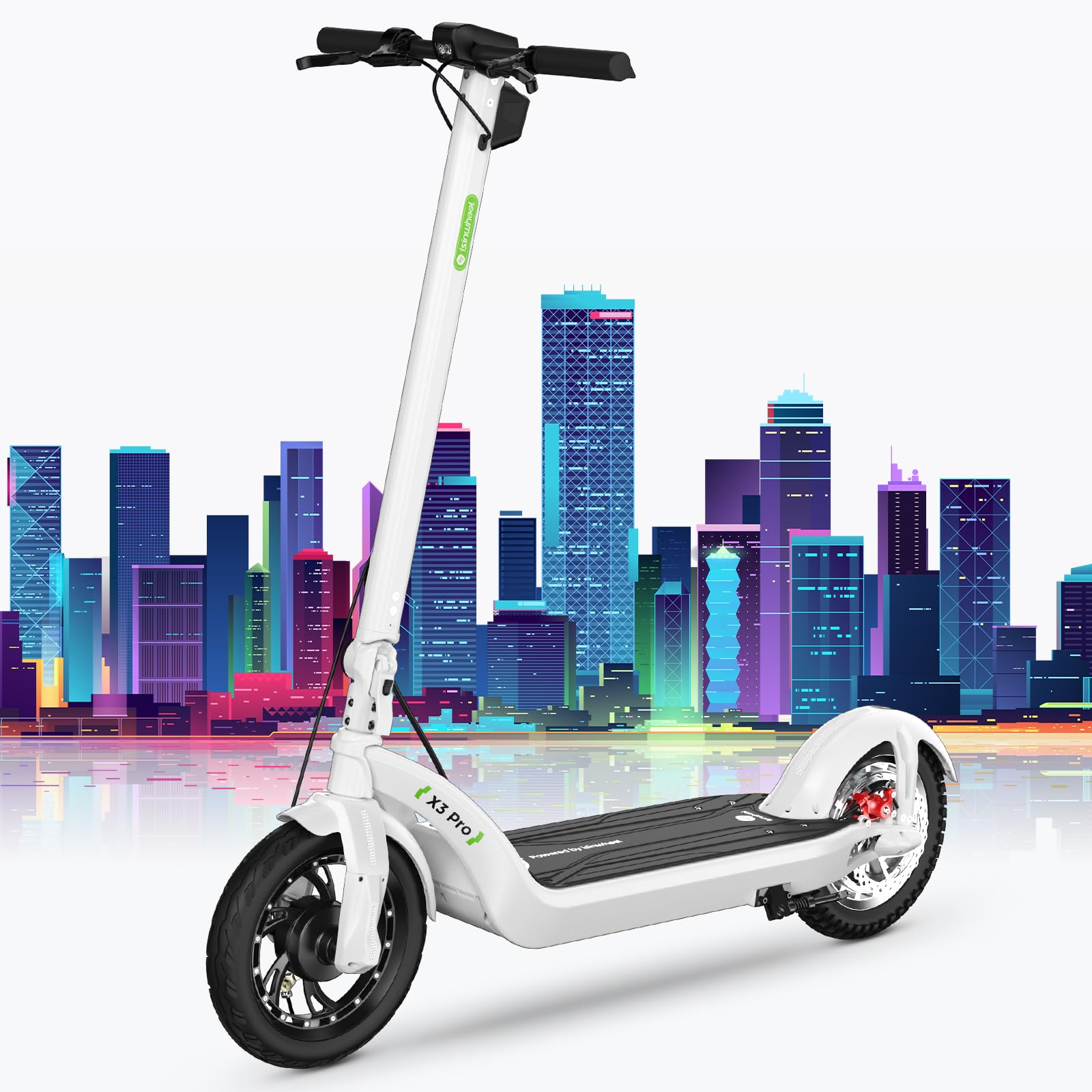 Buy isinwheel X3Pro Electric Scooter, 1200W Motor EScooter,12" Tires