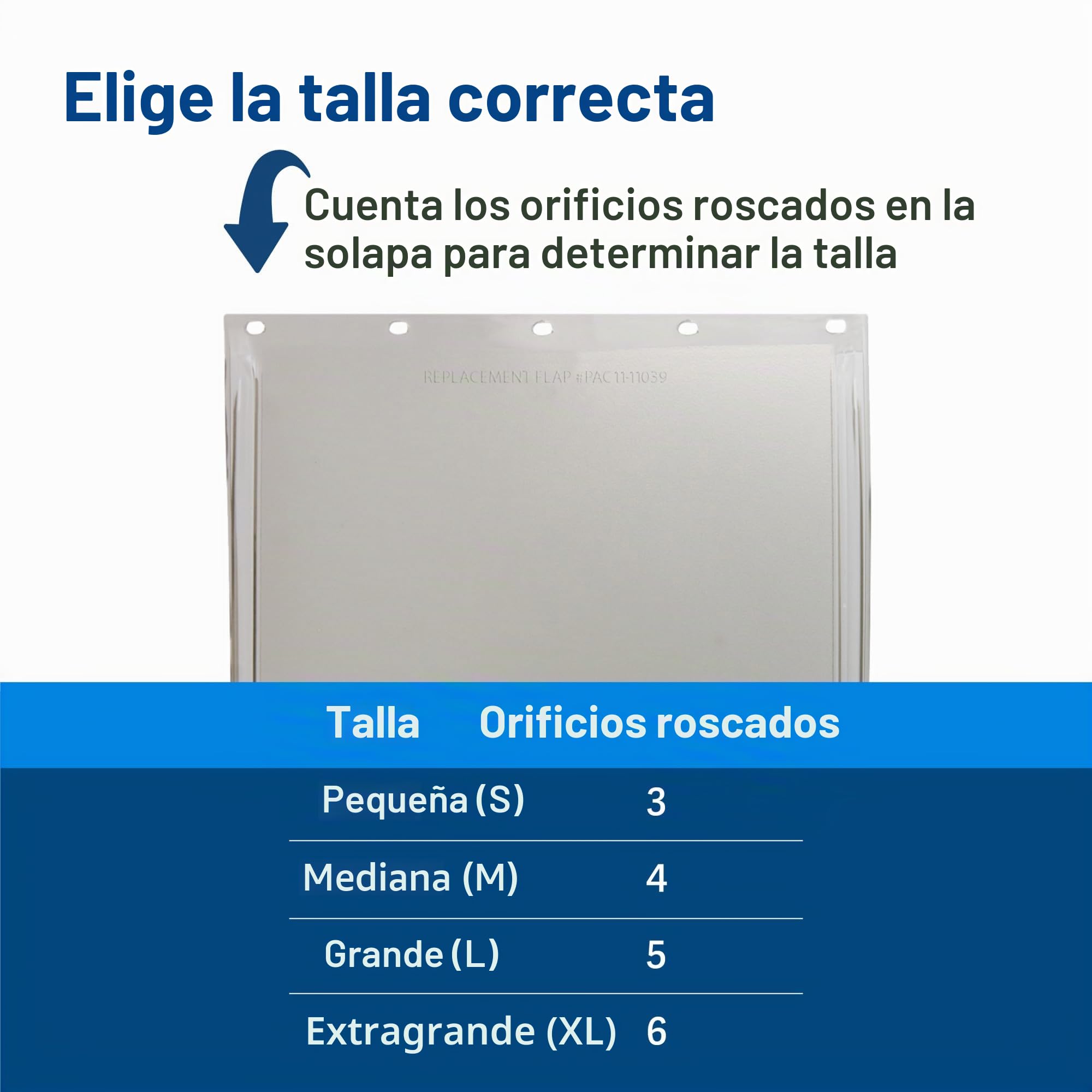 PetSafe Solapa de Repuesto Mediana - Marrón - No tóxica, Resistente a la Intemperie, Cierre magnético - Talla M - Atención al Cliente con sede en Estados Unidos - Puerta para Mascotas