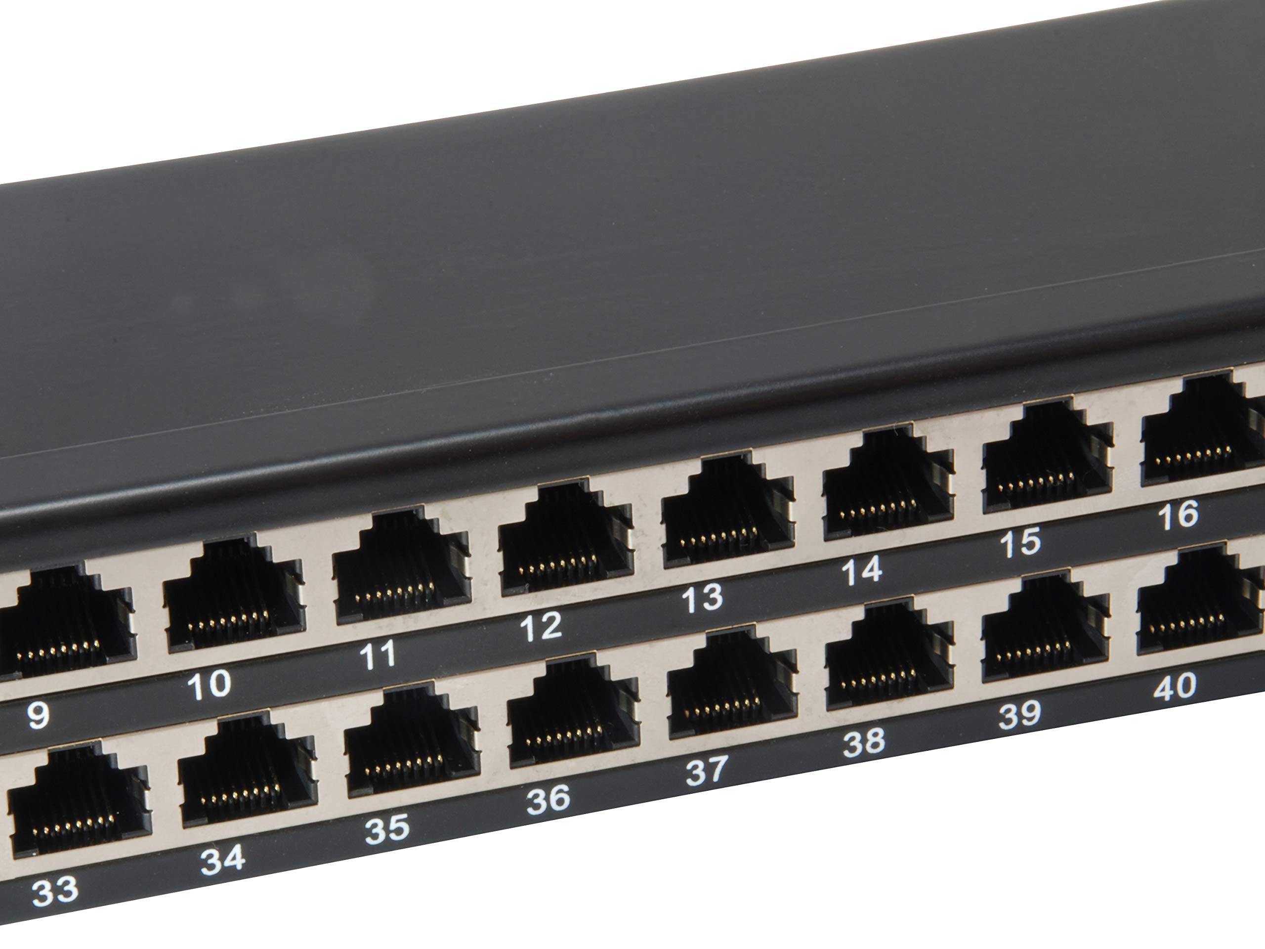 Equip Panel de conexión 48 x RJ45 Cat6 19" 1HE Gris