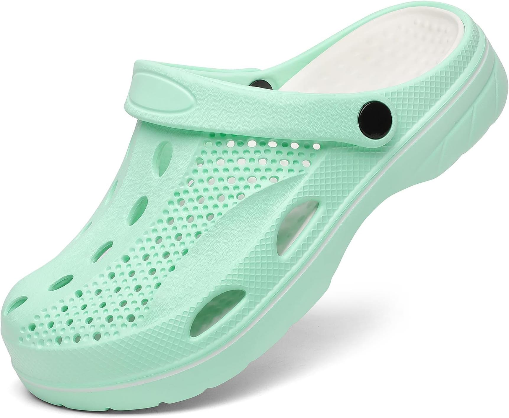 Men's and Women's Arch Support Clogs Garden Shoes Slip-on Outdoor Beach Slippers with Removable Cushion Insole
