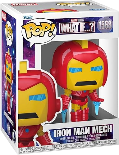 Funko Pop! Marvel What If - Iron Man Mech - Figura de vinilo coleccionable - Idea de regalo - Producto oficial - Juguetes para niños y adultos -