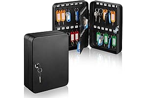 AdirOffice Key Lock Box - Wall Mounted Key Cabinet