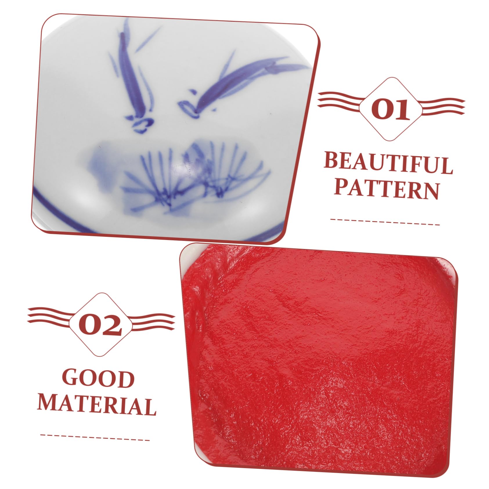Tofficu 3piezas Tinta De Caligrafía Almohadilla Para Dibujo y Sellos Para Práctica Artística y Manualidades