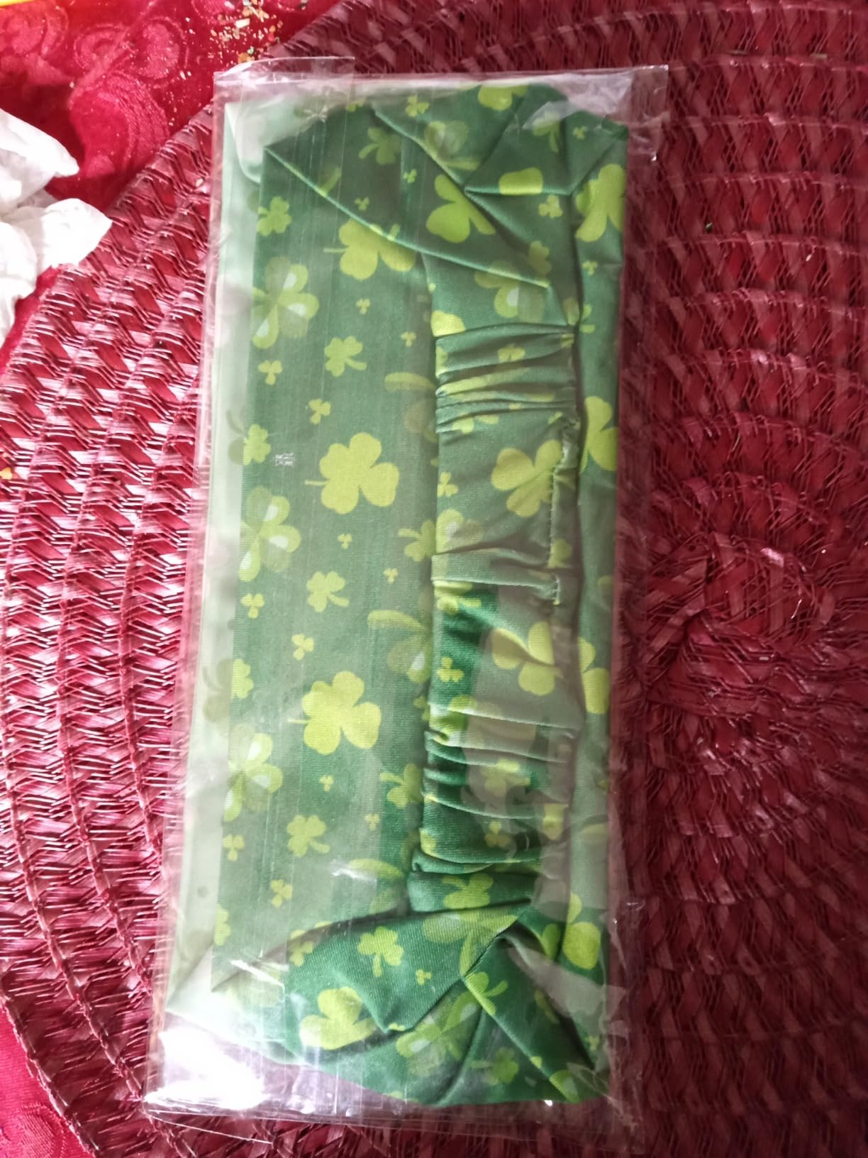 St. Patrick’s Day Stirnbänder - 3er Set Mit Kleeblatt, Elastisch, Weich