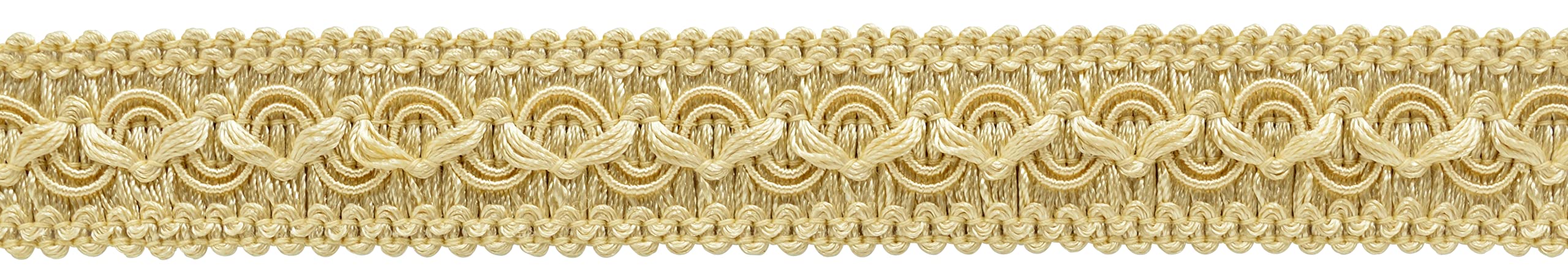 Passementerie tressée vintage pour restaurer fauteuil ancien et grand rideau