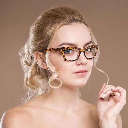 Miniatura 2 de SIGVAN Paquete de 4 lentes de lectura progresivos multienfoque para mujeres y hombres, bloqueo de luz azul, bisagra de resorte, estilo Oprah
