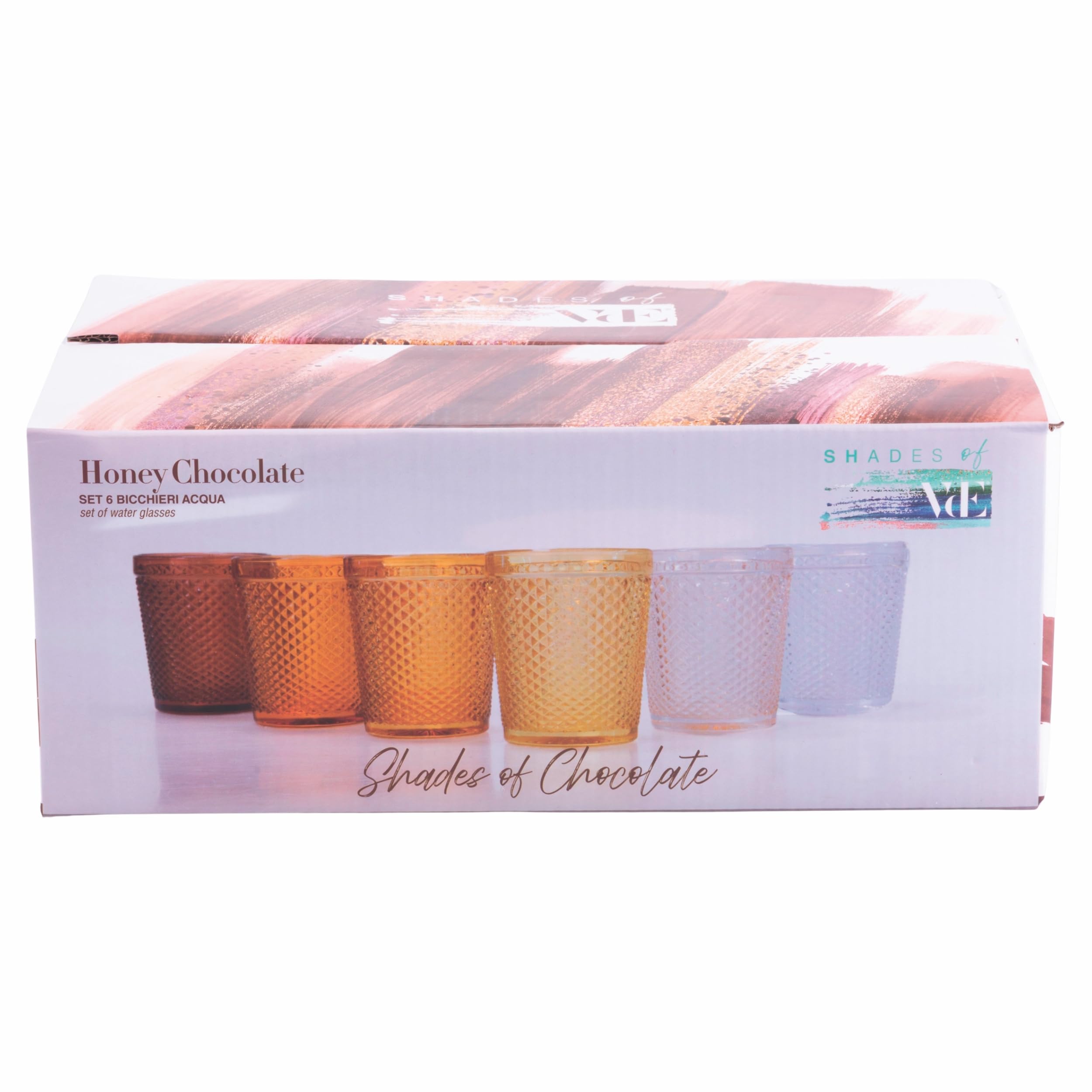 Juego De 6 Vasos De Agua Villa D'Este Tivoli 1996 - Cristal Soda Lima 300 Ml, Transparente