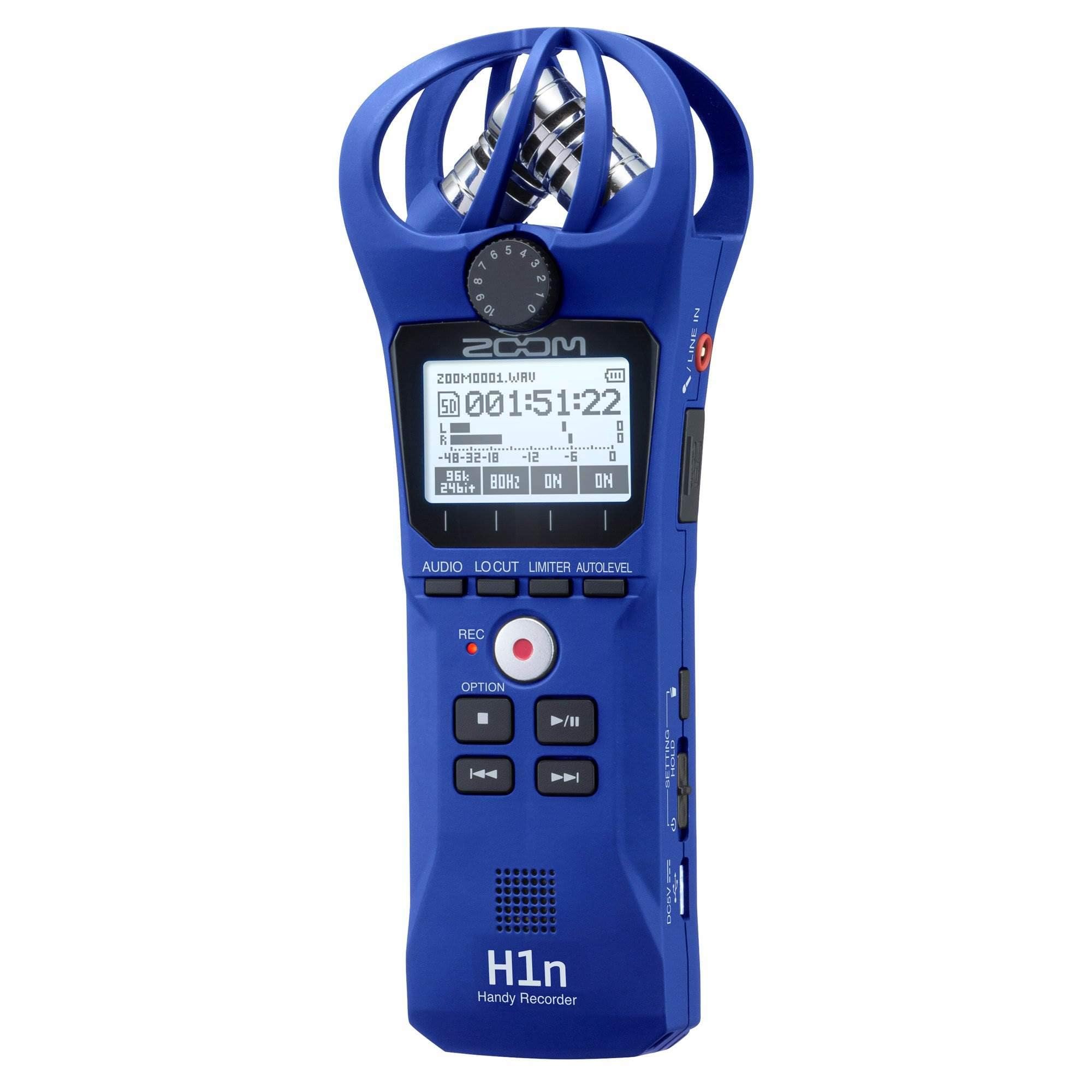 Zoom H1n ハンディレコーダー Amazon | Zoom ハンディレコーダー ブルー(H1n) | ポータブル