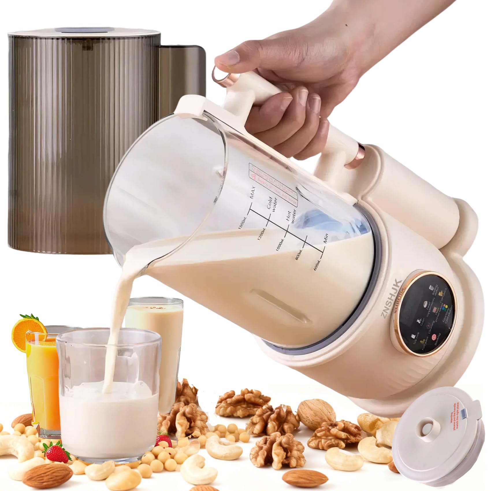 Amazon.com: 50oz Nut Milk Maker & Grinders, 10-in-1 Soy, Almond