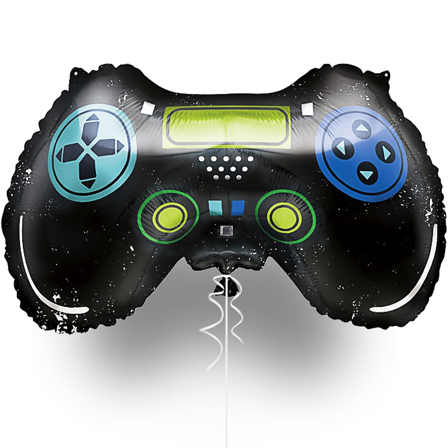 Pack of 6 Unique Game Controller Shaped Foil Balloon - 23" | Unique Black, Blue & Green Colors - Perfect for Game-Themed Parties and Events - 1 Pc.