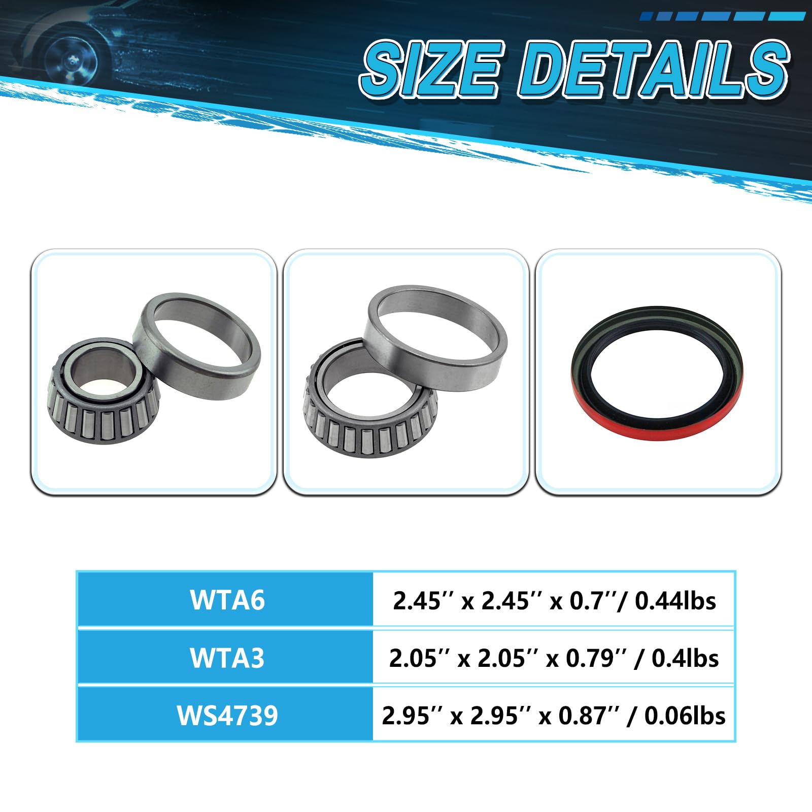 ✨シボレーＧＭアクスルシャフトベアリングシールキット2.250ＯＤ2個セット ✨シボレーGMアクスルシャフトベアリングシールキット2.250