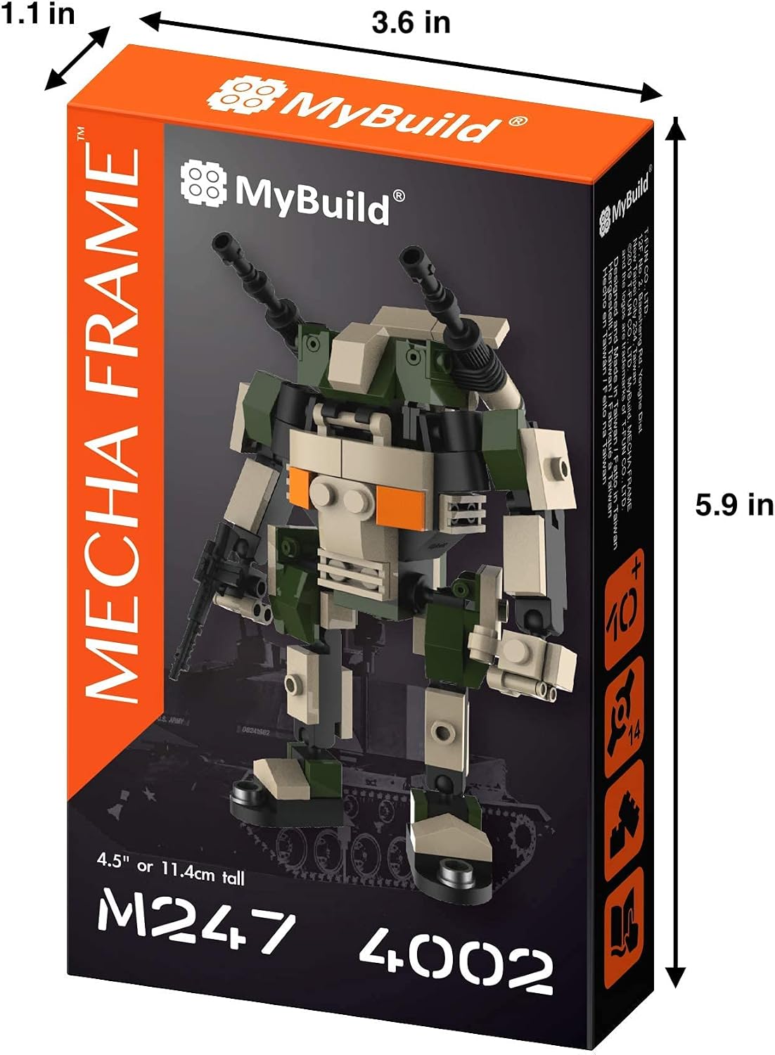MyBuild Mecha Frame Armed Forces M247 Division Air Defense Mech Suit Building Kit 4002