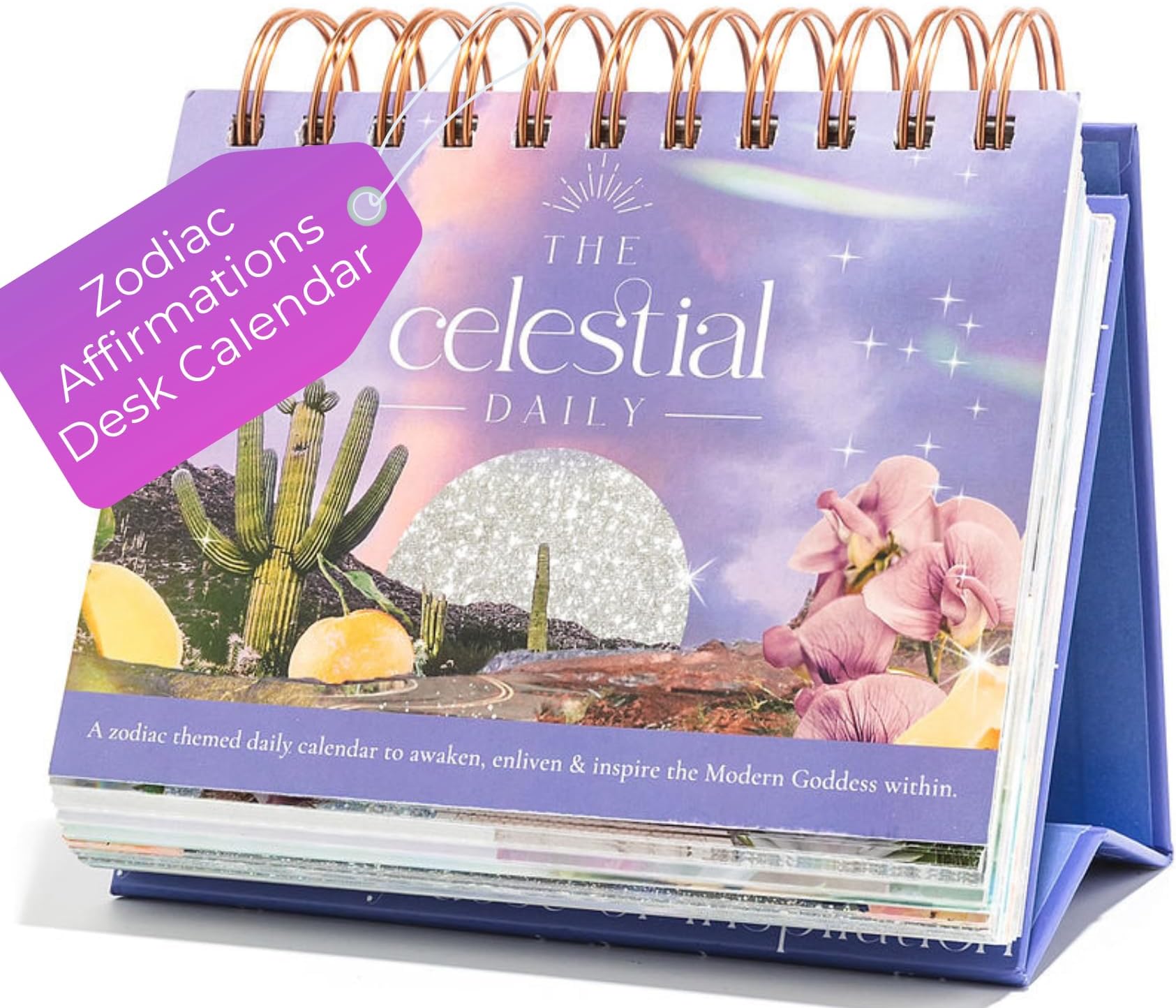 Capricorn Gifts for Women, Sagittarius Gifts - 365 Daily Affirmations for Women, Inspirational Gifts for Women, Spiritual Gifts for Women. Daily Motivational Quotes for Desk. Perpetual Desk Calendar