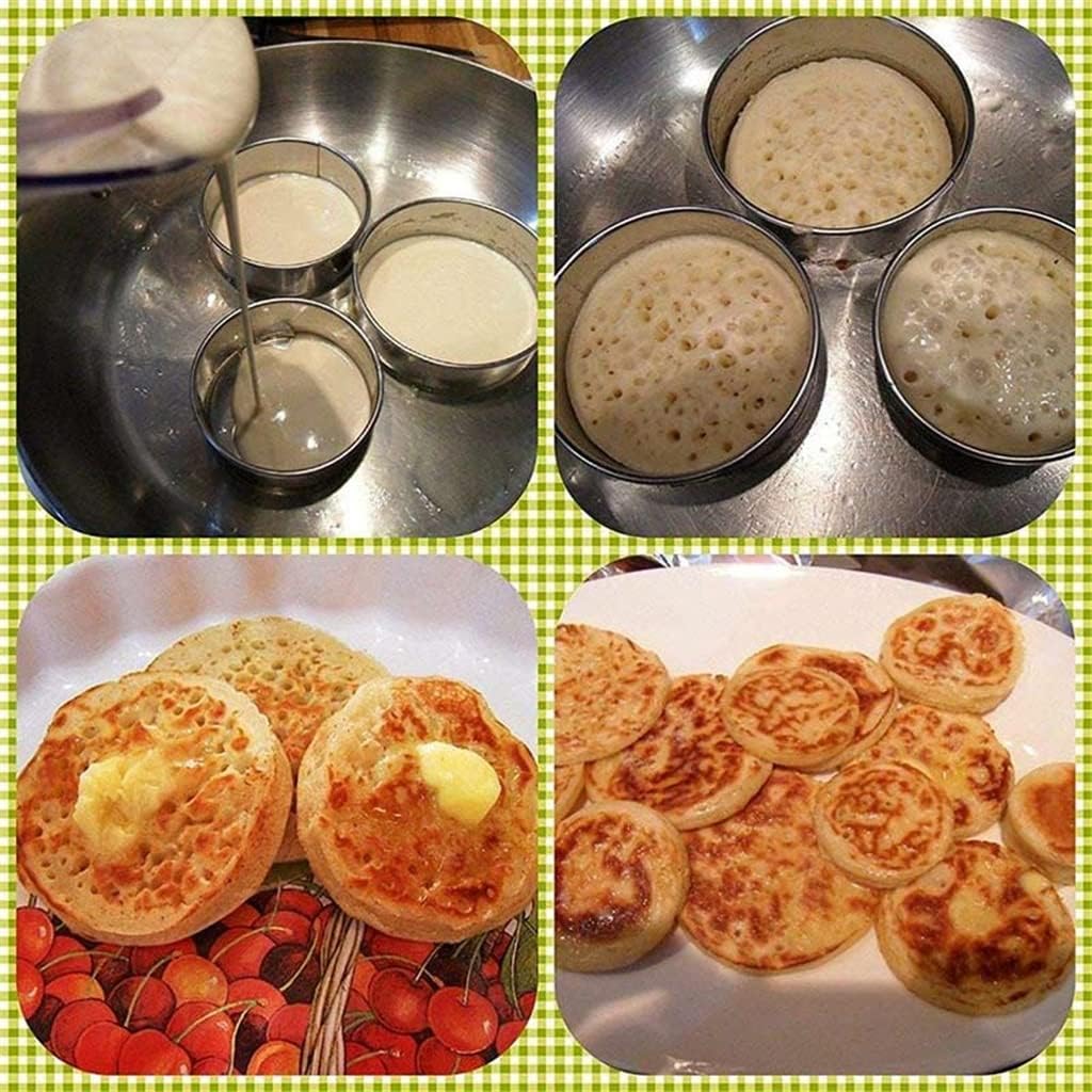 14Pcs Stainless Steel Mousse Ring Cake s Kitchen DIY Pastry Baking Tools Dessert Cake Decorating Tools Baking Accessories