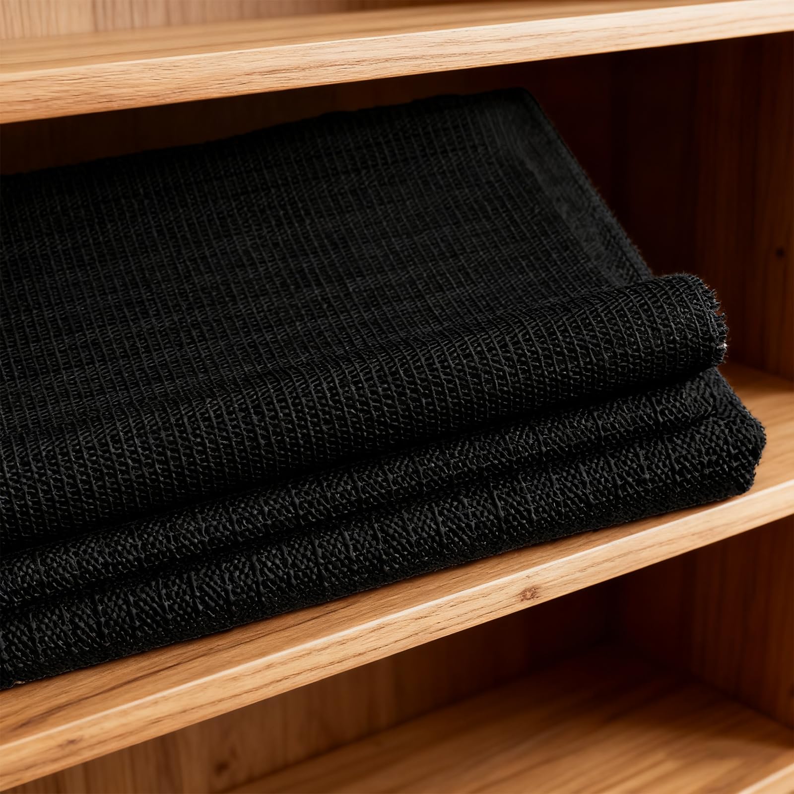 Rutschmatte Teppich 210 x 260 cm Waschbare, Wiederverwendbare, Hält Ecken Flach, Zuschneidbar, Teppich-Unterlage rutschfest/Anti Rutsch Teppich/Rutschmatte Universal für Zuhause, Schwarz
