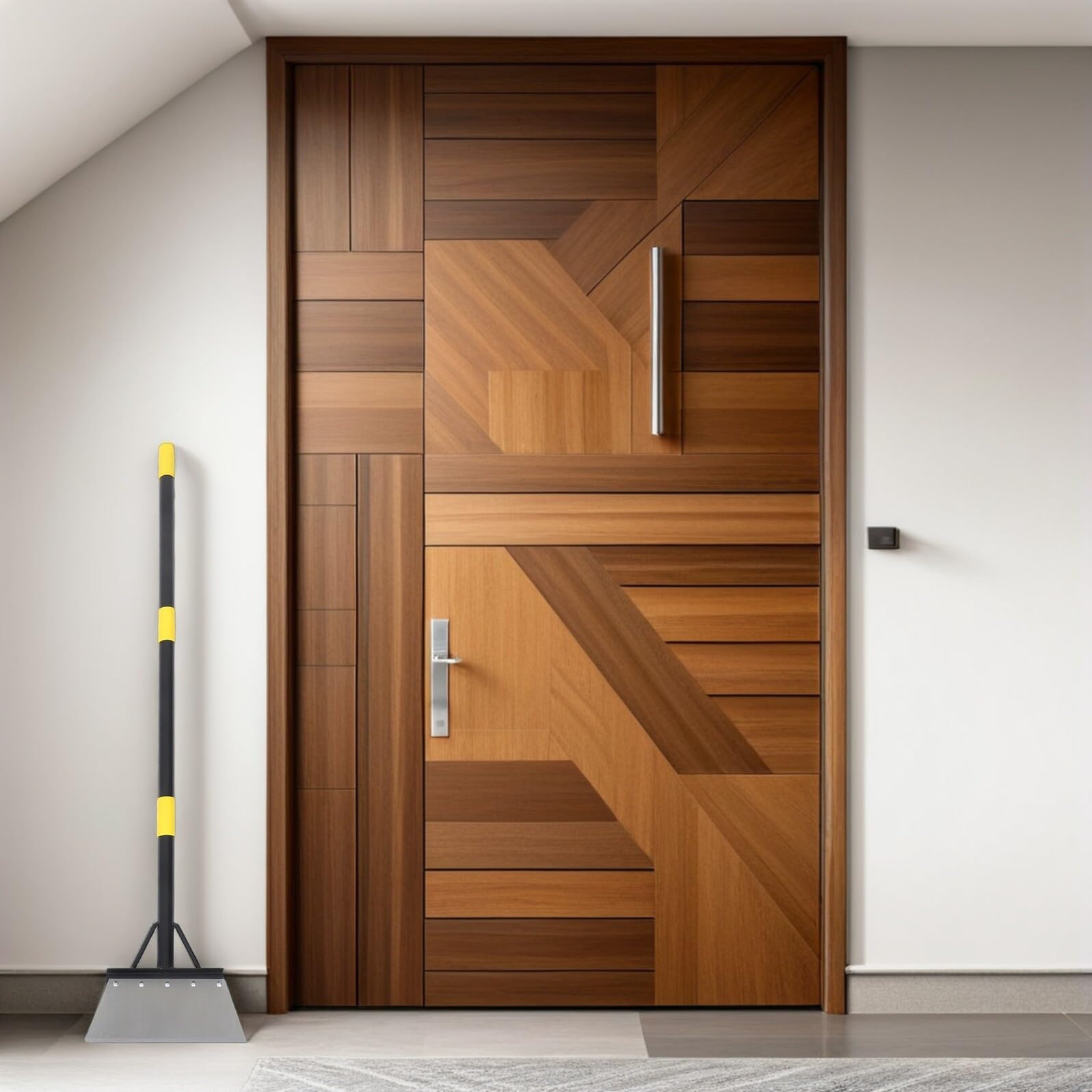 Robuste Flachschaufel mit Verstellbarem Stiel, 127 cm