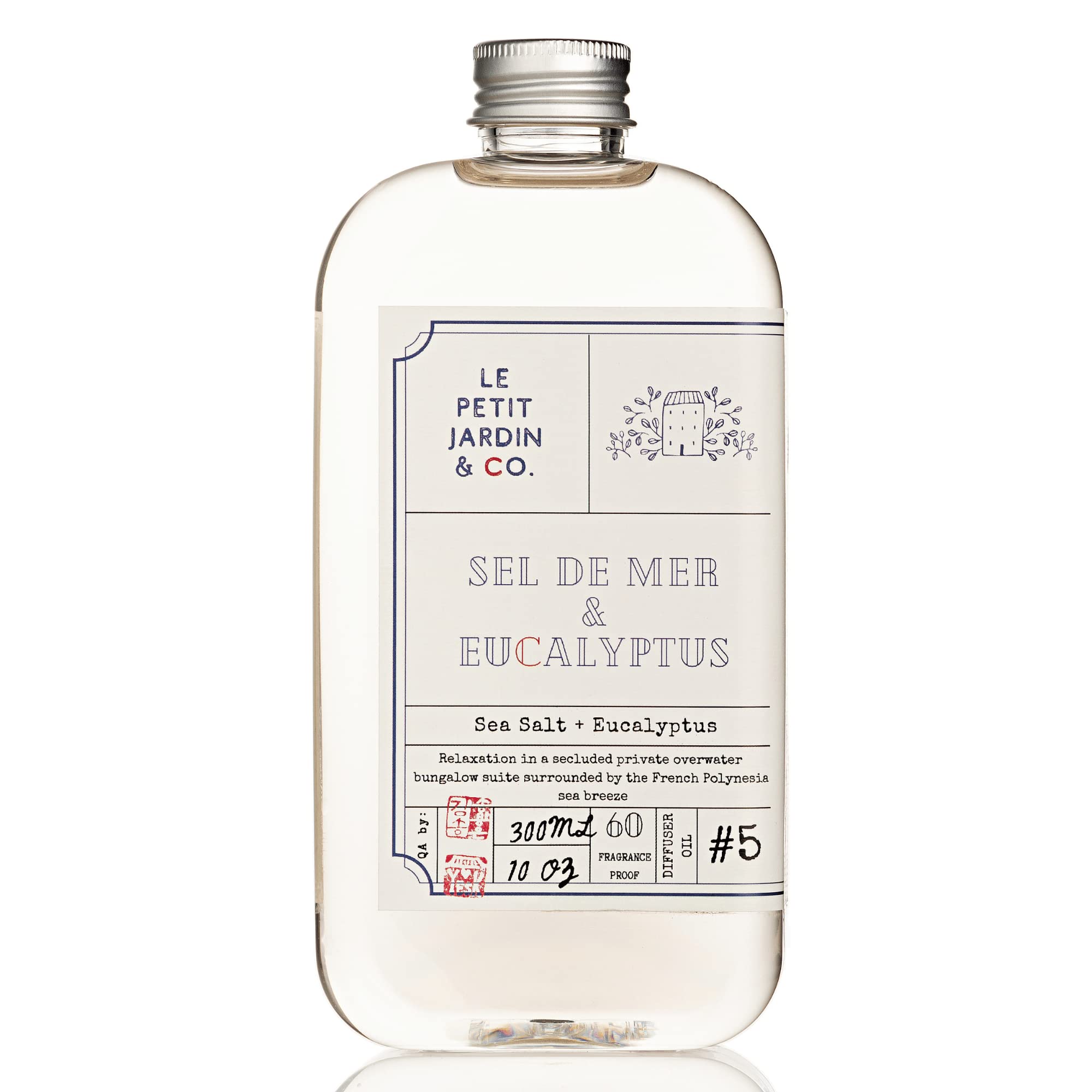 EST. 2020 LE PETIT JARDIN & CO. LIFESTYLE RECRAFTEDReed Diffuser Oil Refill (Sea Salt Eucalyptus)