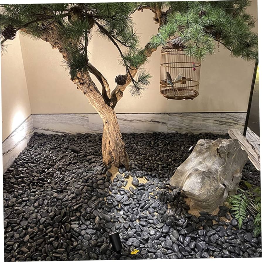 Amazon.co.jp: OFFSCH 天然石 水槽用小石 植木鉢用装飾石 交換