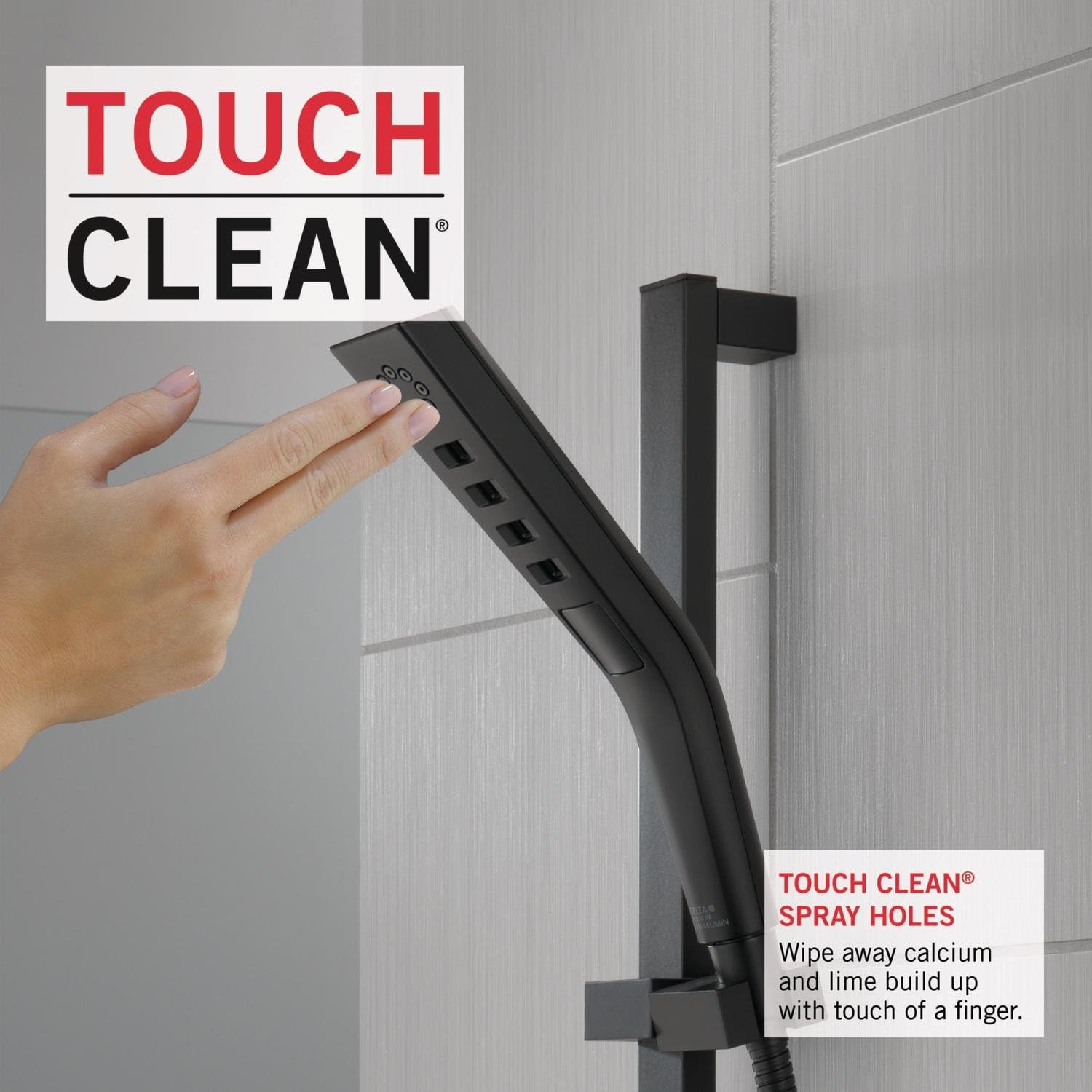 Exсluѕіvе Dіѕсоunt 70% Prісе Delta Faucet Pivotal 3-Spray Handheld Shower Head with Shower Slide Bar, Matte Black Shower Head with Handheld, H2Okinetic Technology, Matte Black 51799-BL