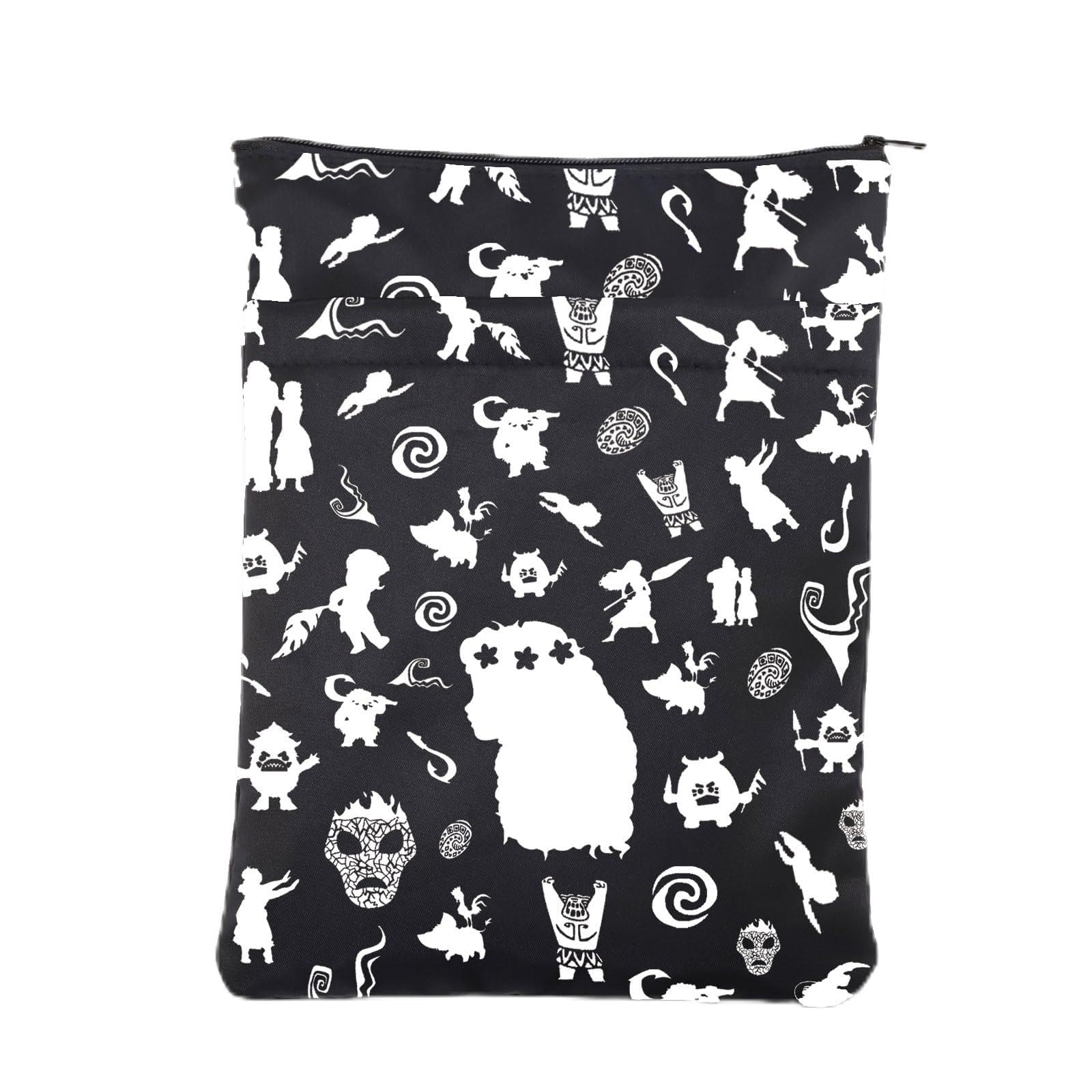 Princess M Merchandise Princess M Fans Gift M Makeup Zipper Pouch for Women (Mo Black BS)