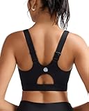 Sports Bras for Women High Support,Adjustable Racerback Molded Cup Sports Bra Yoga Athletic Workout Bra