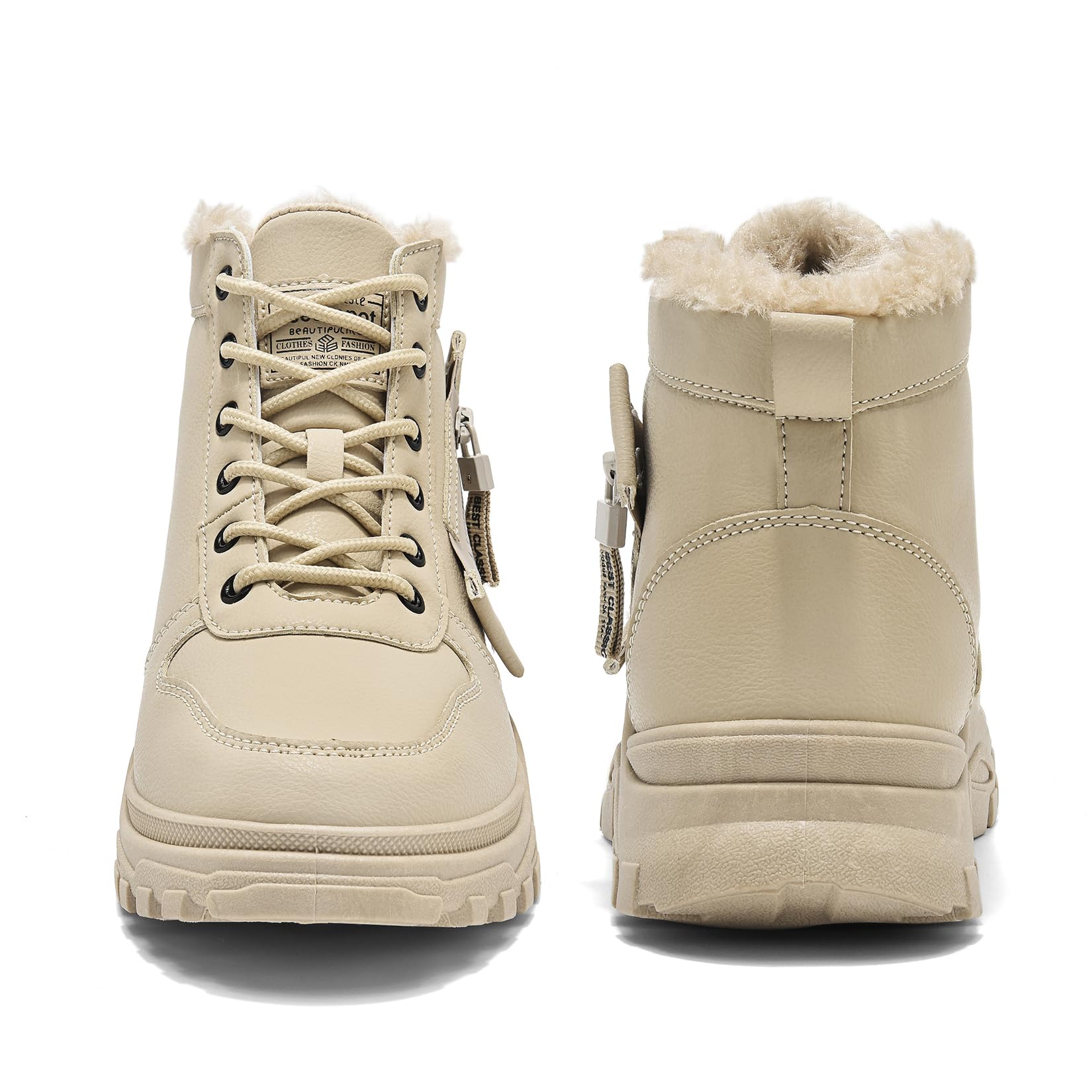 Botas para Mujer Invierno Calentar Forrado Botines Nieve Zapatos | Cálido Forrado Botines Antideslizante Caminar Zapatos Aire libre Deportivo Zapatos Casuales Viaje Boots