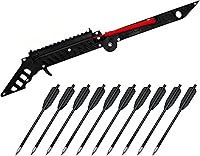 TIETHEKNOT Folding Crossbow for Adults: Portable Lightweight Training Archery for Target Practice