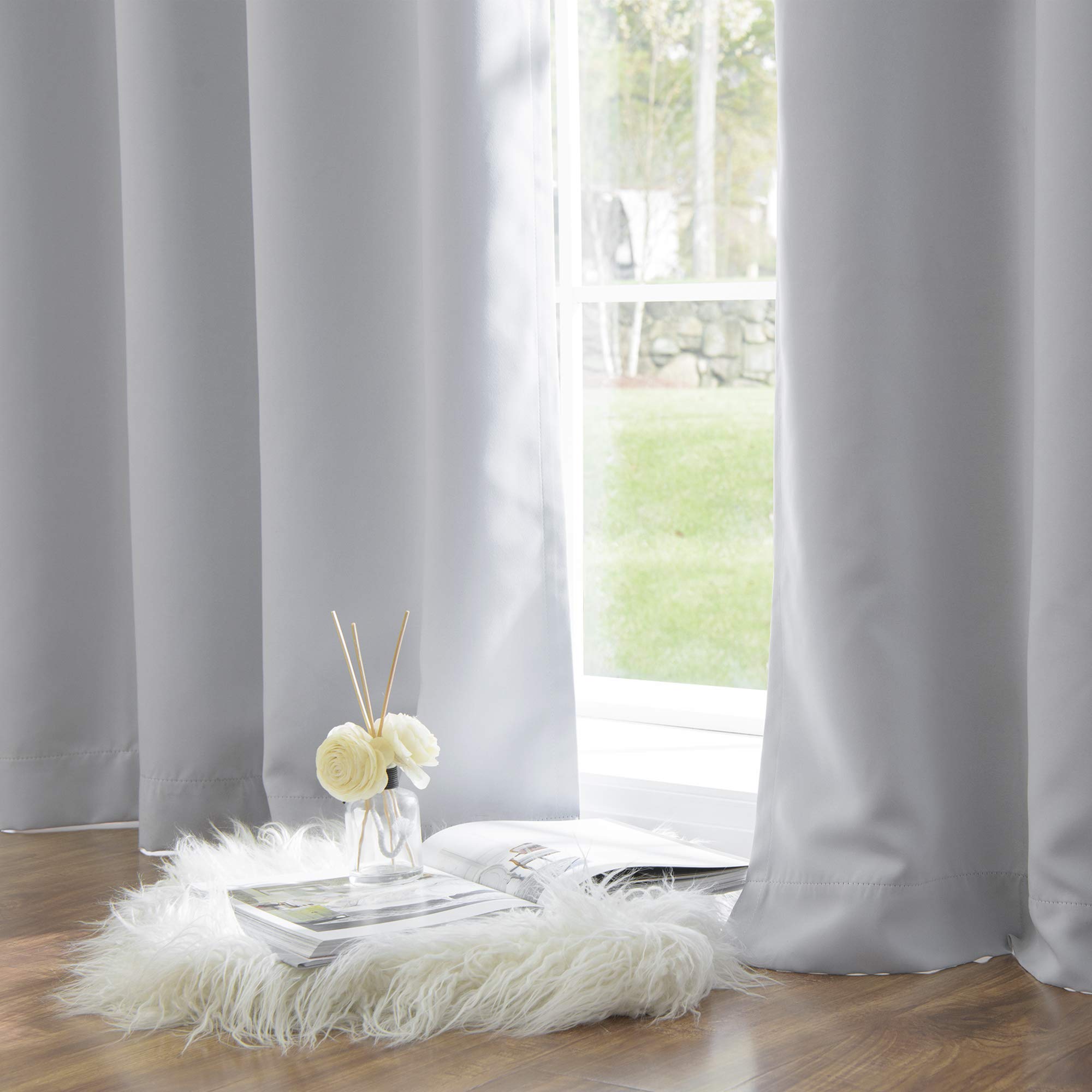 Amazon｜Best Home Fashion 断熱遮光カーテン アンティークブロンズの