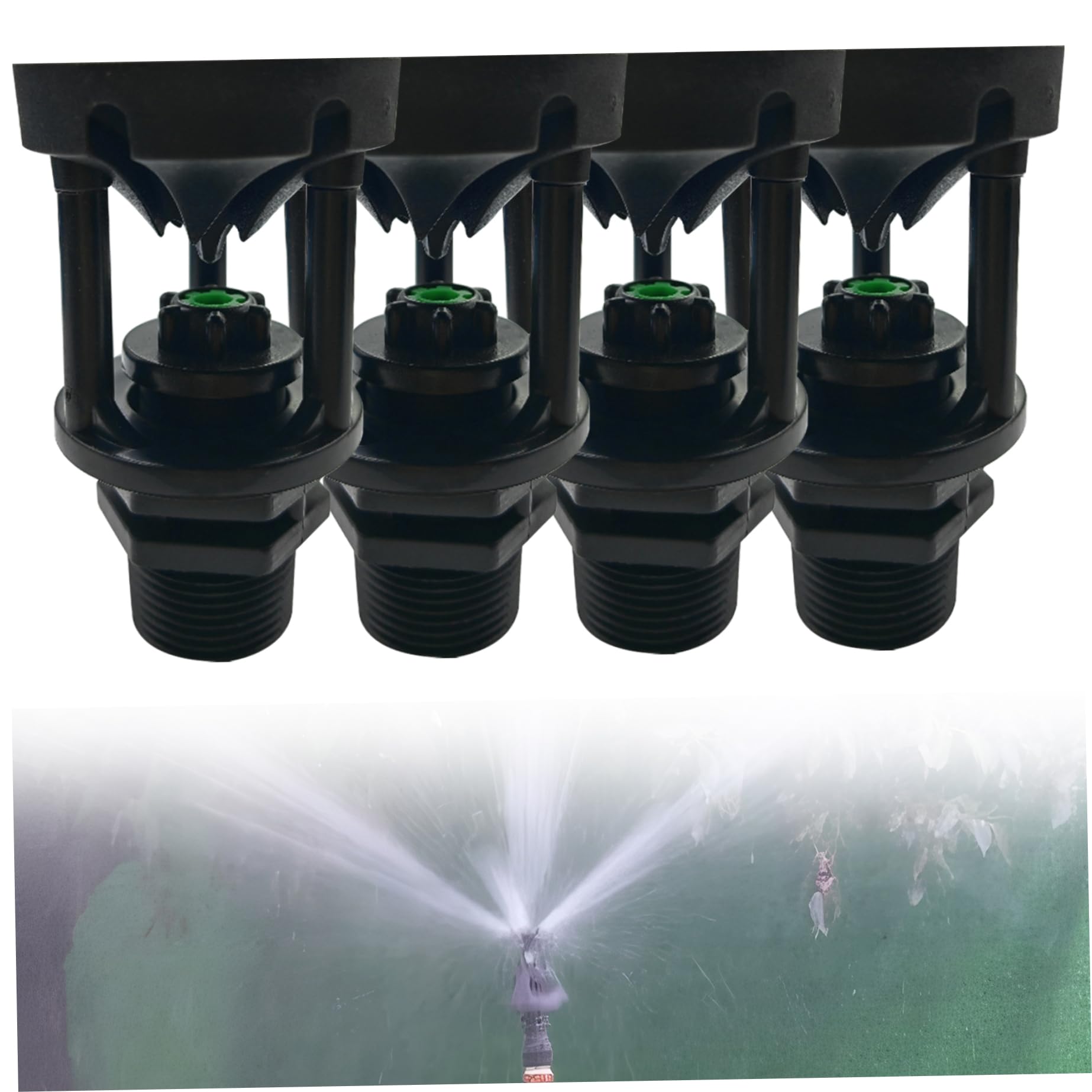 OriFiil Irrigatore Rotante Sprinkler, 360 °Rotante, Adatto per Prato, Giardino, Distanza di