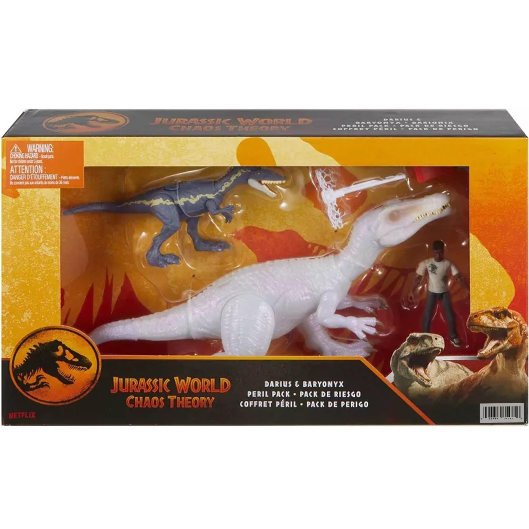 Jurassic Chaos Theory Darius & Baryonyx & Monolophosaurus Action Pack