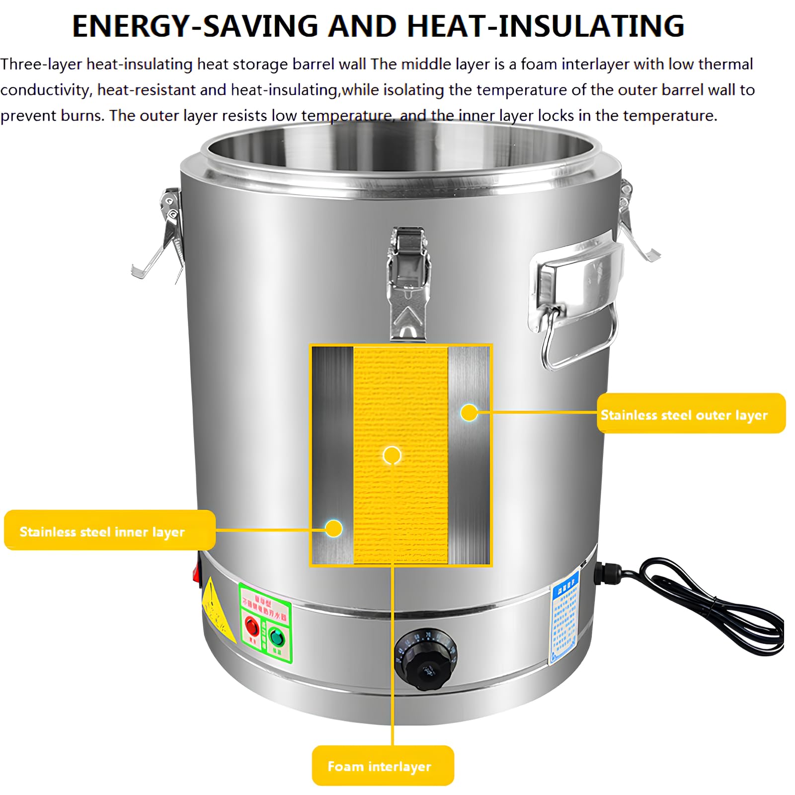 Amazon｜N/A 60L水蒸留器赤銅ダブルタワー密造酒蒸留器ワイン