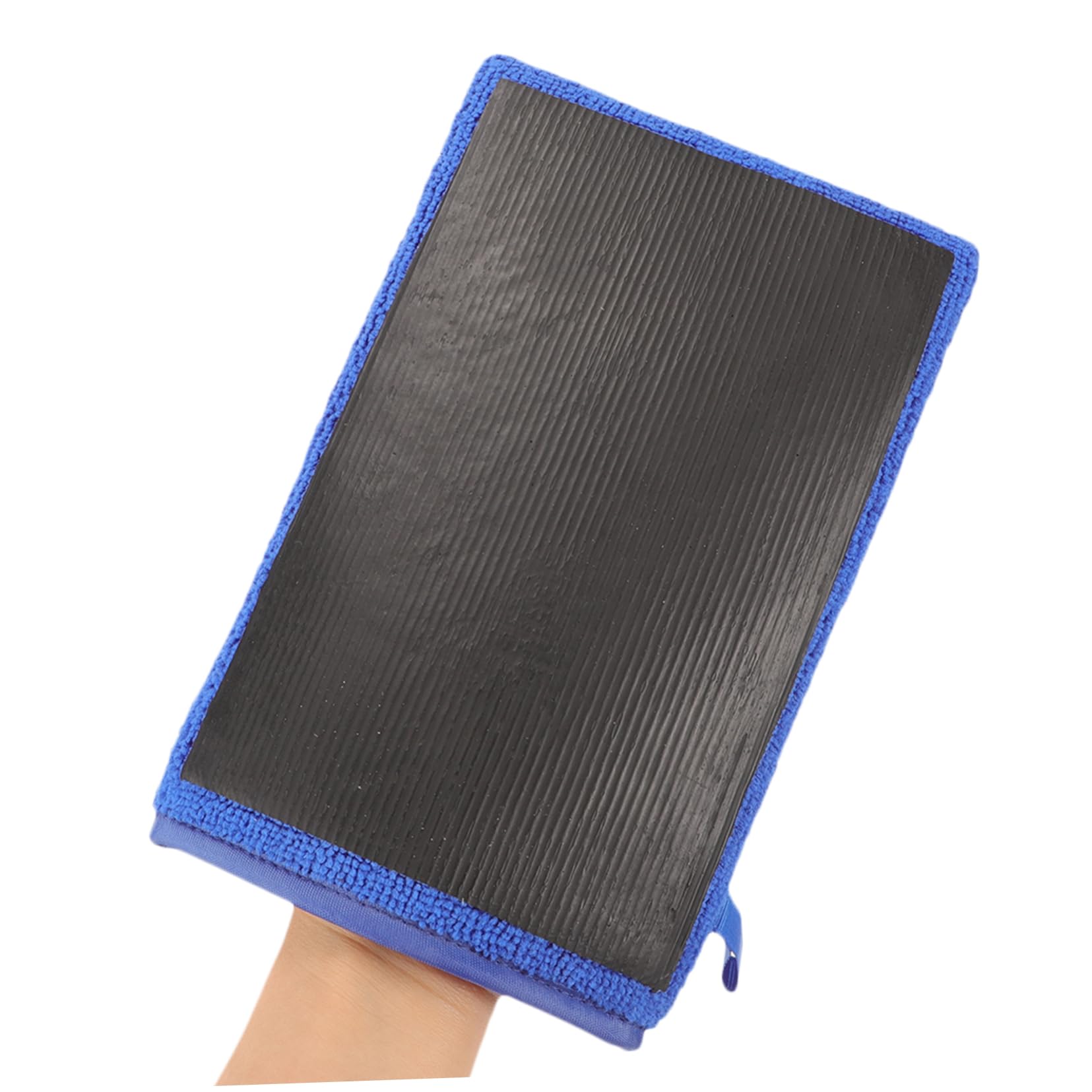 GLEAVI 3piezas Guante De Lavado De Arcilla para Coche Guante Descontaminante Reutilizable para Limpieza Exterior y Detallado Automotriz Azul