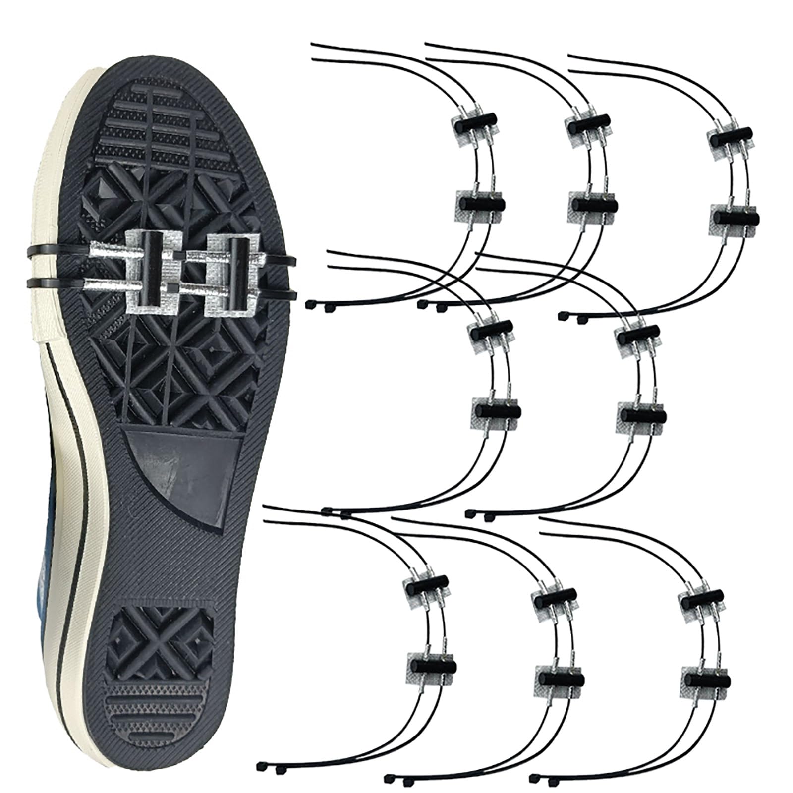 Funken-Slider Für Fahrrad & Motorrad - Reibungspads Für Schuhsohlen