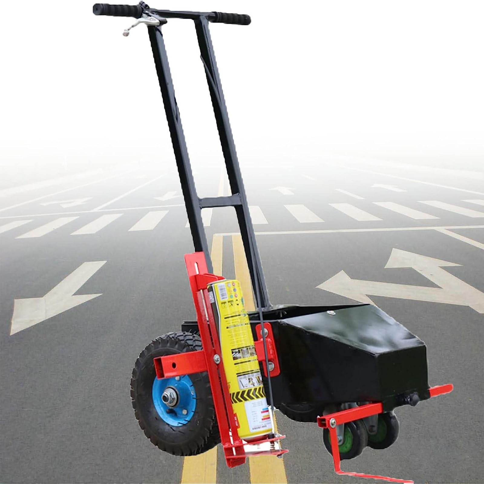 Aioneer Line Marker Machine,Wheel Transfer Line Marking Machine,Marking Tools,Width Adjustment Adjusted 4-18Cm,Painting Straight Line,Round,Arc Corner Line,Schools,Roads,Factorie