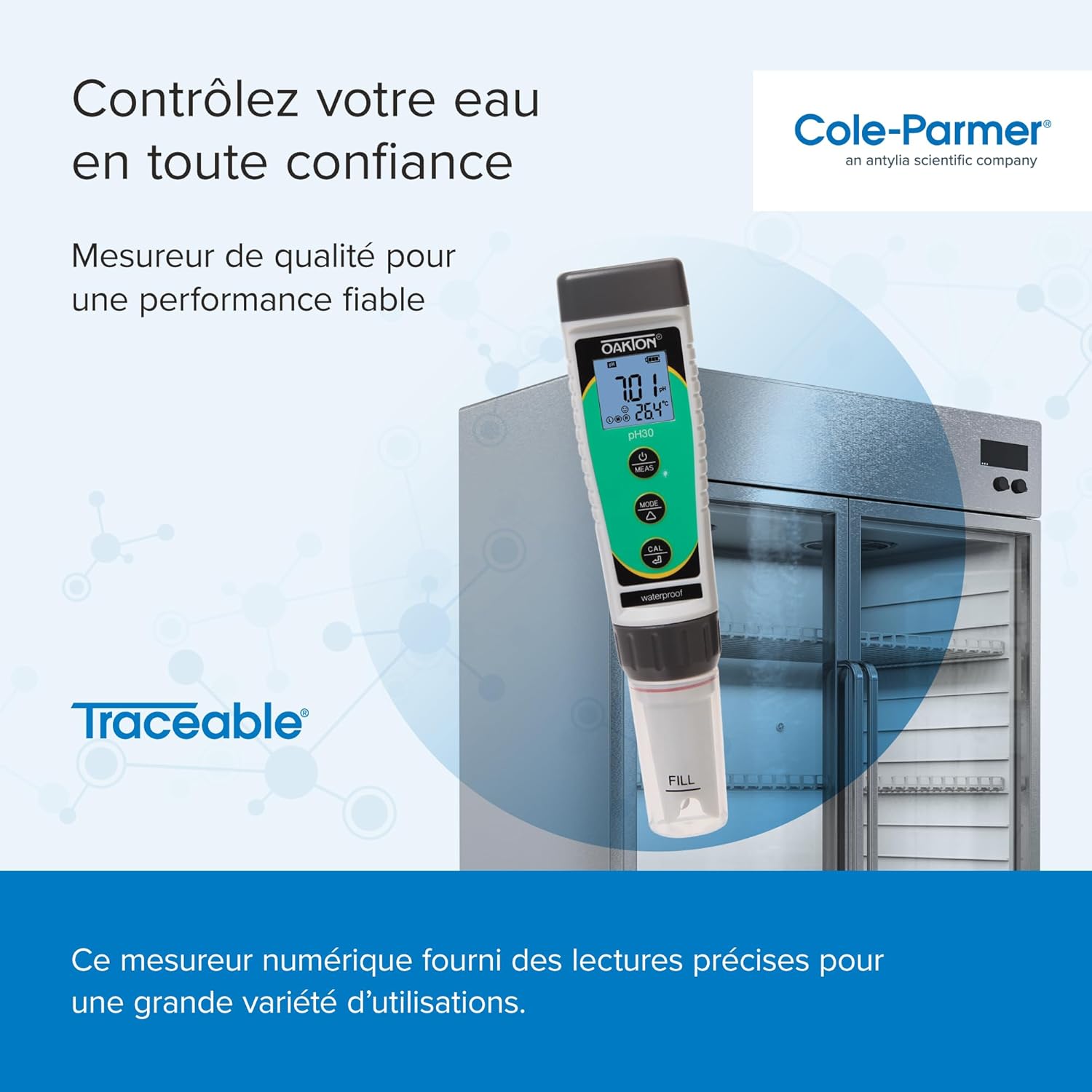 Oakton pHTestr 30 Waterproof pH Testr 30 Pocket Tester