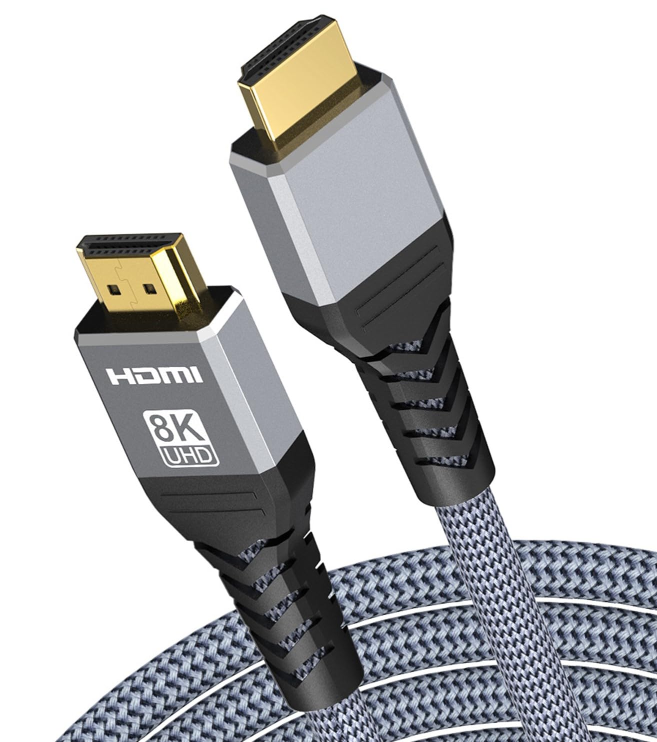 LN1LNE Cavo da HDMI a HDMI 2.1 2 m, 8K60Hz 4K120Hz Ultra HD e 48Gbps ad alta velocità Earc Hdmi 2.1 cavi/cavo supporta HDR10 HDCP 2.2/2.3 e compatibile con dispositivi HDMI PS5/TV/HDTV/PC/X-box, ecc