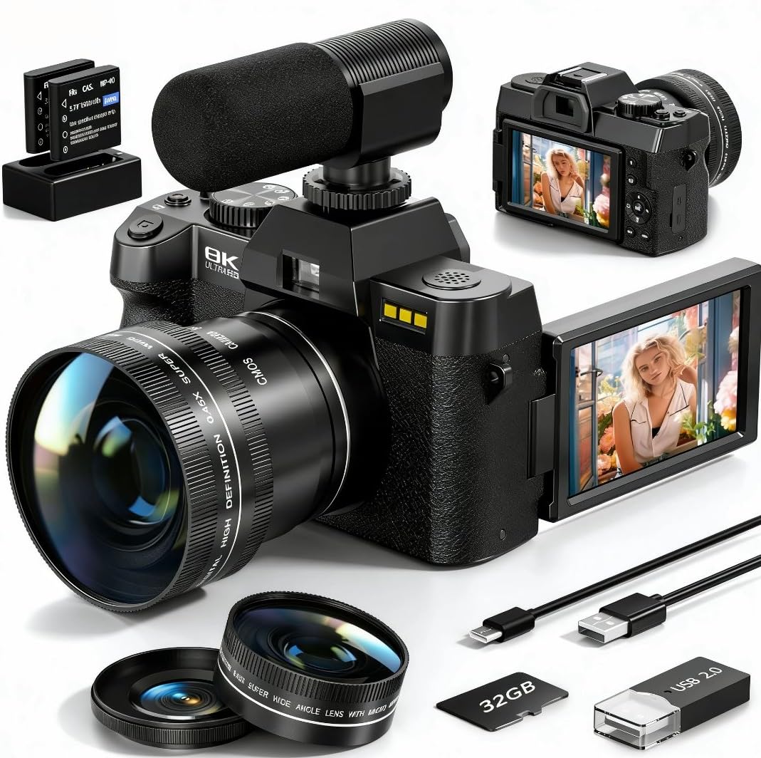 Monitech 8K 64MP Vlogging Camera