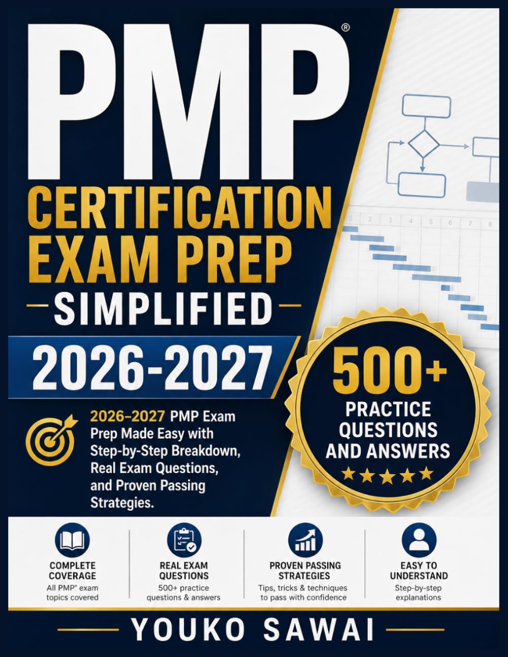 PMP CERTIFICATION EXAM PREP SIMPLIFIED 2026-2027: 2026–2027 PMP Exam Prep Made Easy with Step-by-Step Breakdown, Real Exam Questions, and Proven Passing Strategies