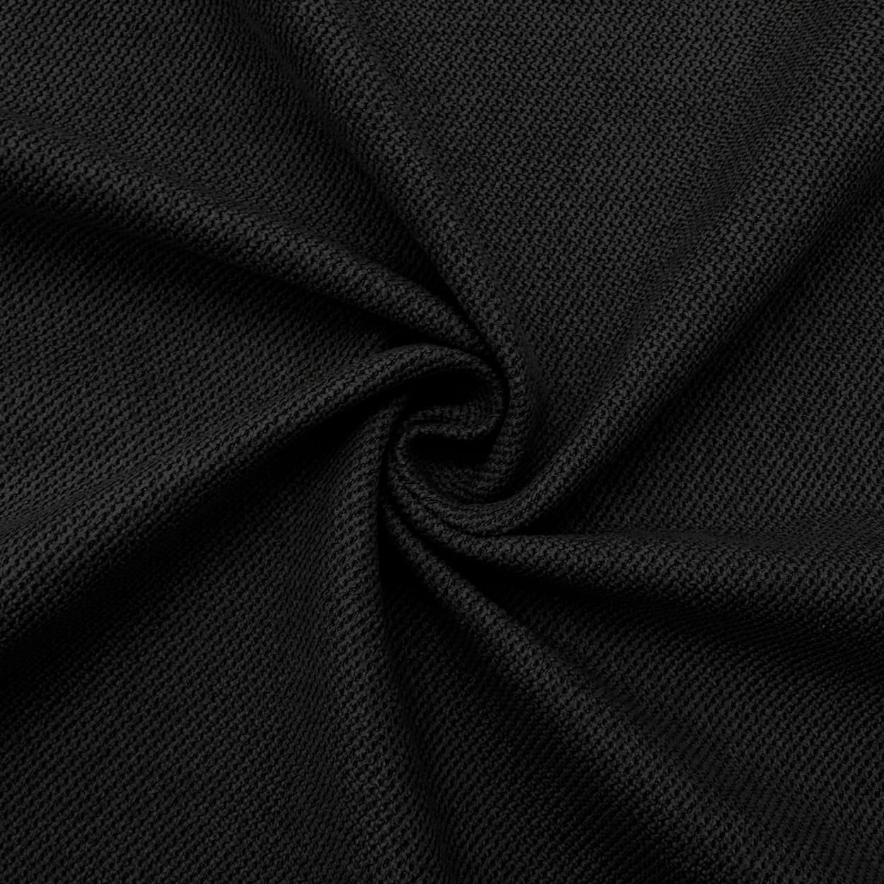 DESHOME Enea 30 Meter Sofastoff, wasserabweisend, strapazierfähige Stoffe und Stoffe als Meterware für Sofas, Stühle, Kissen, Innenpolster schwarz